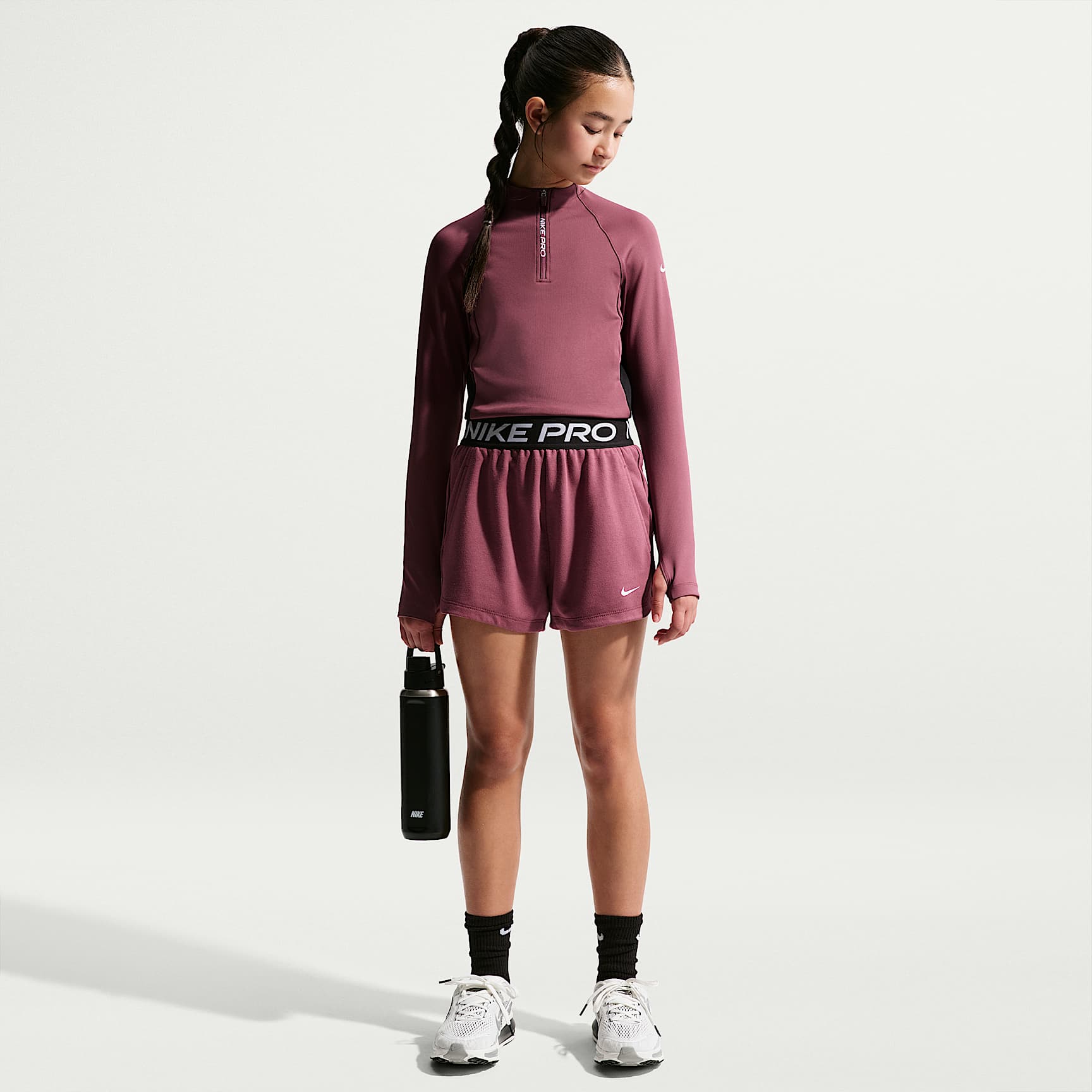 Short Dri-FIT Nike Pro Fleece pour ado (fille)