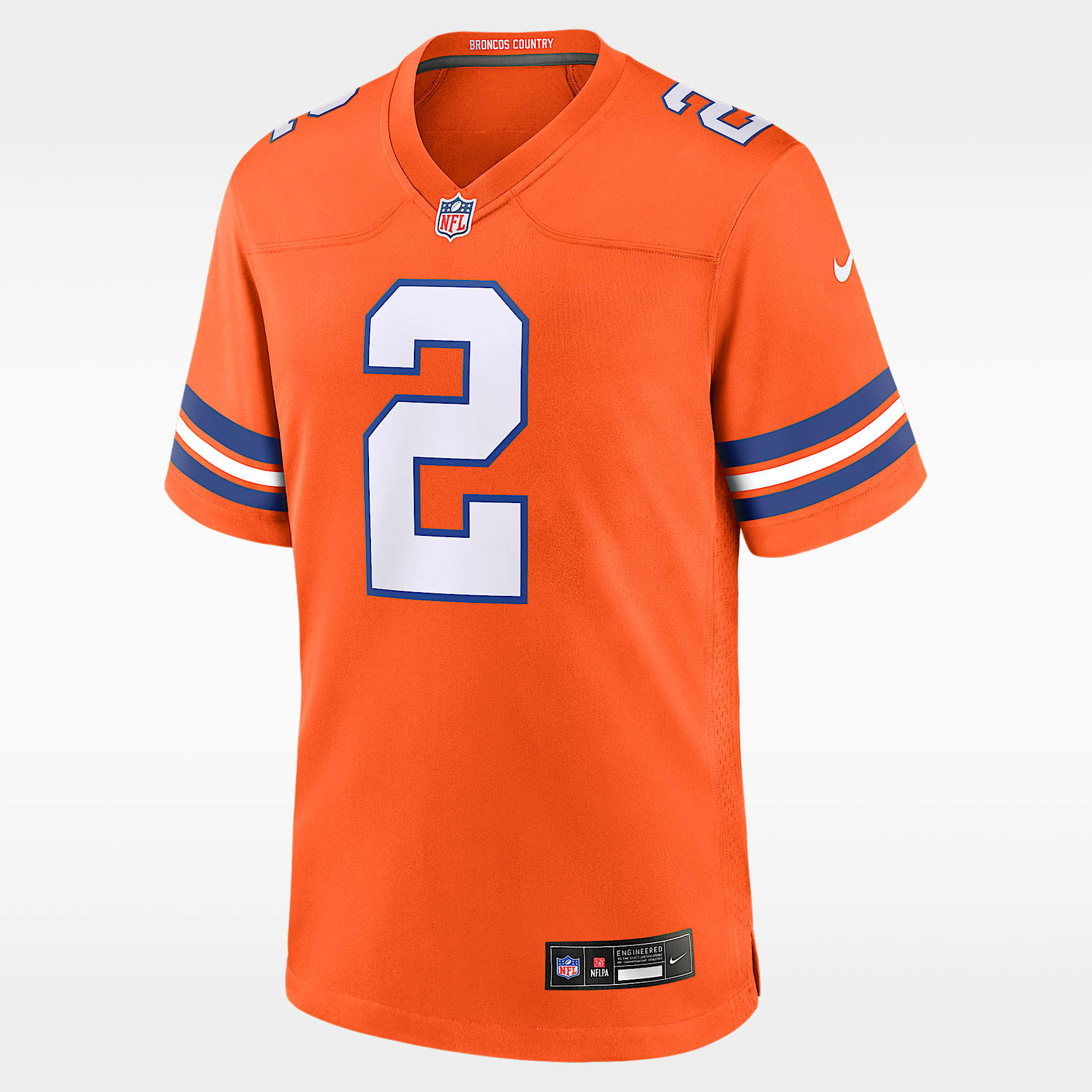 Jersey de fútbol americano Nike de la NFL Game para hombre Patrick Surtain II Denver Broncos