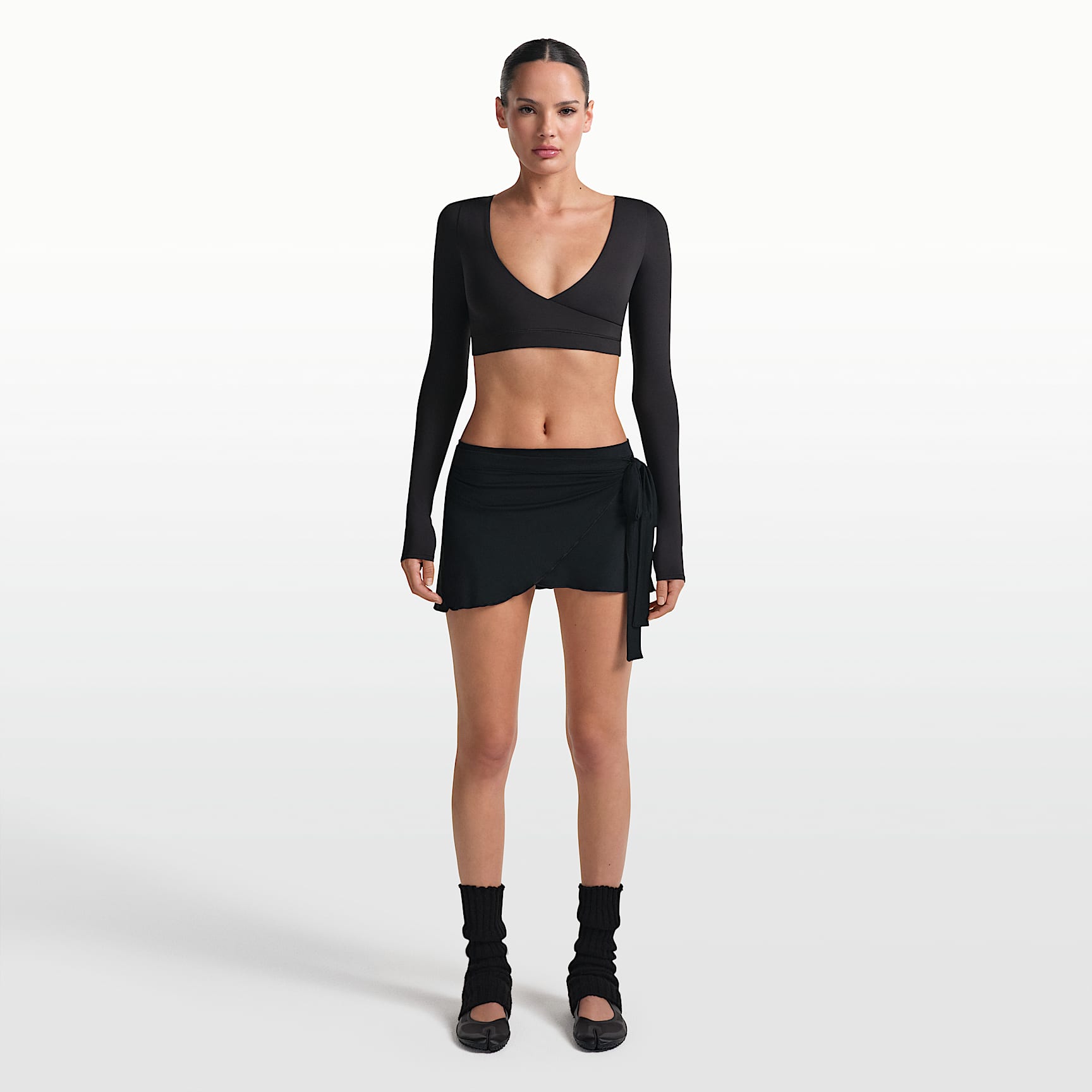 NikeSKIMS Stretch Knit Women's Wrap Skirt
