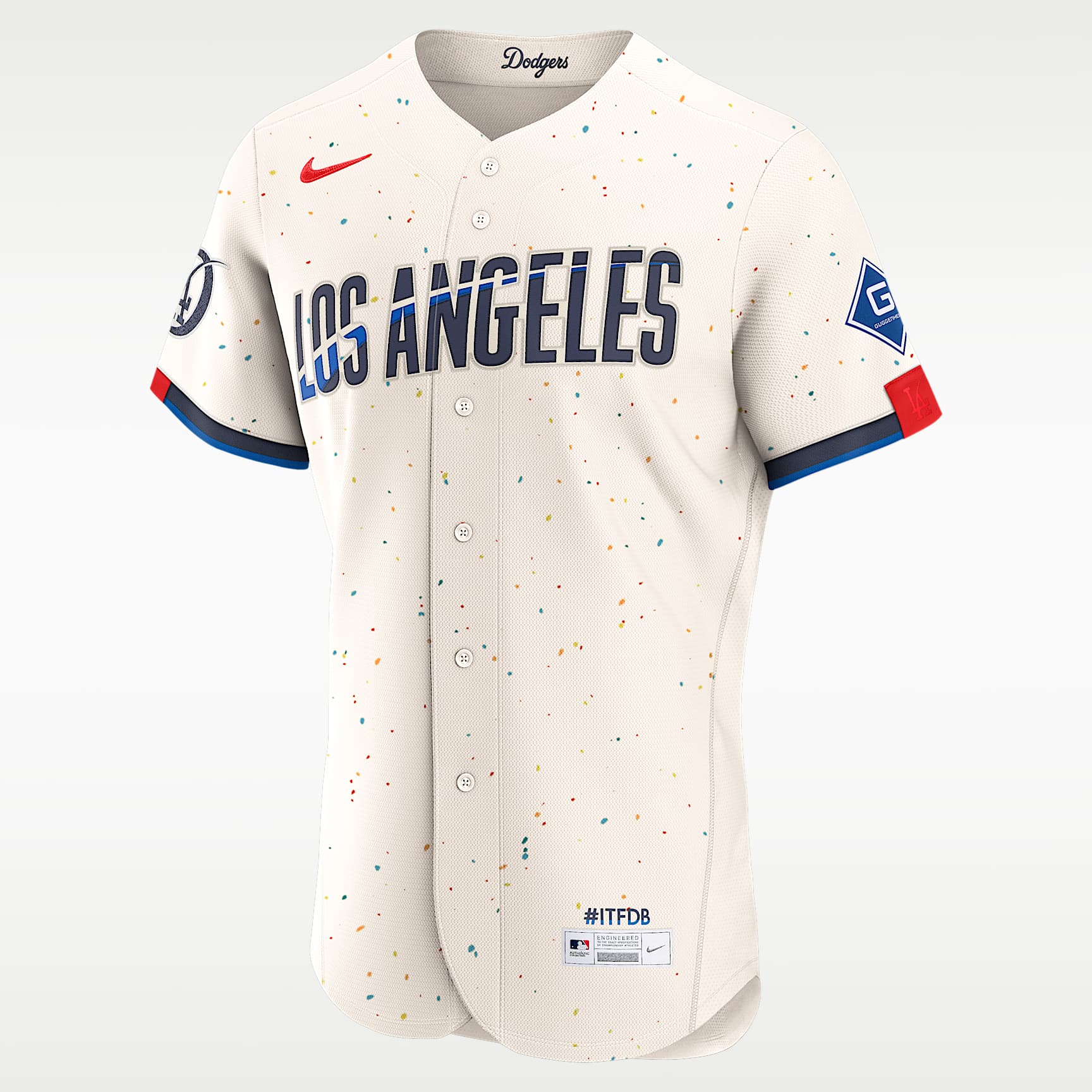 Los Angeles Dodgers City Connect Men's Nike MLB Authentic Jersey