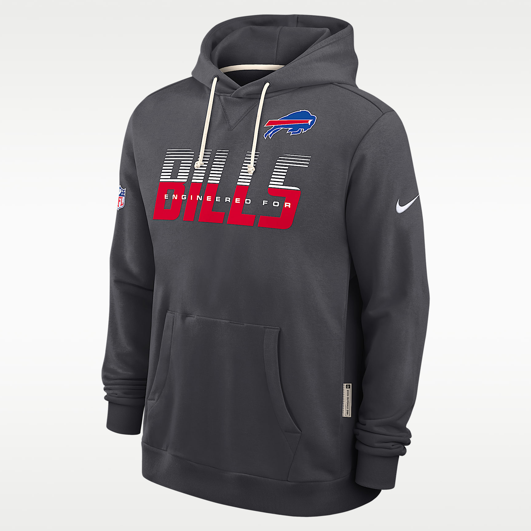 Buffalo Bills Sideline Standard Issue Men's Nike Dri-FIT NFL Pullover Hoodie