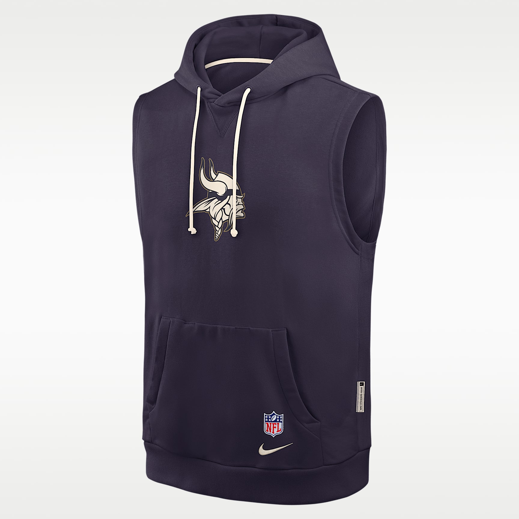 Minnesota Vikings Rivalries Collection Sideline Men's Nike Dri-FIT NFL Sleeveless Pullover Hoodie