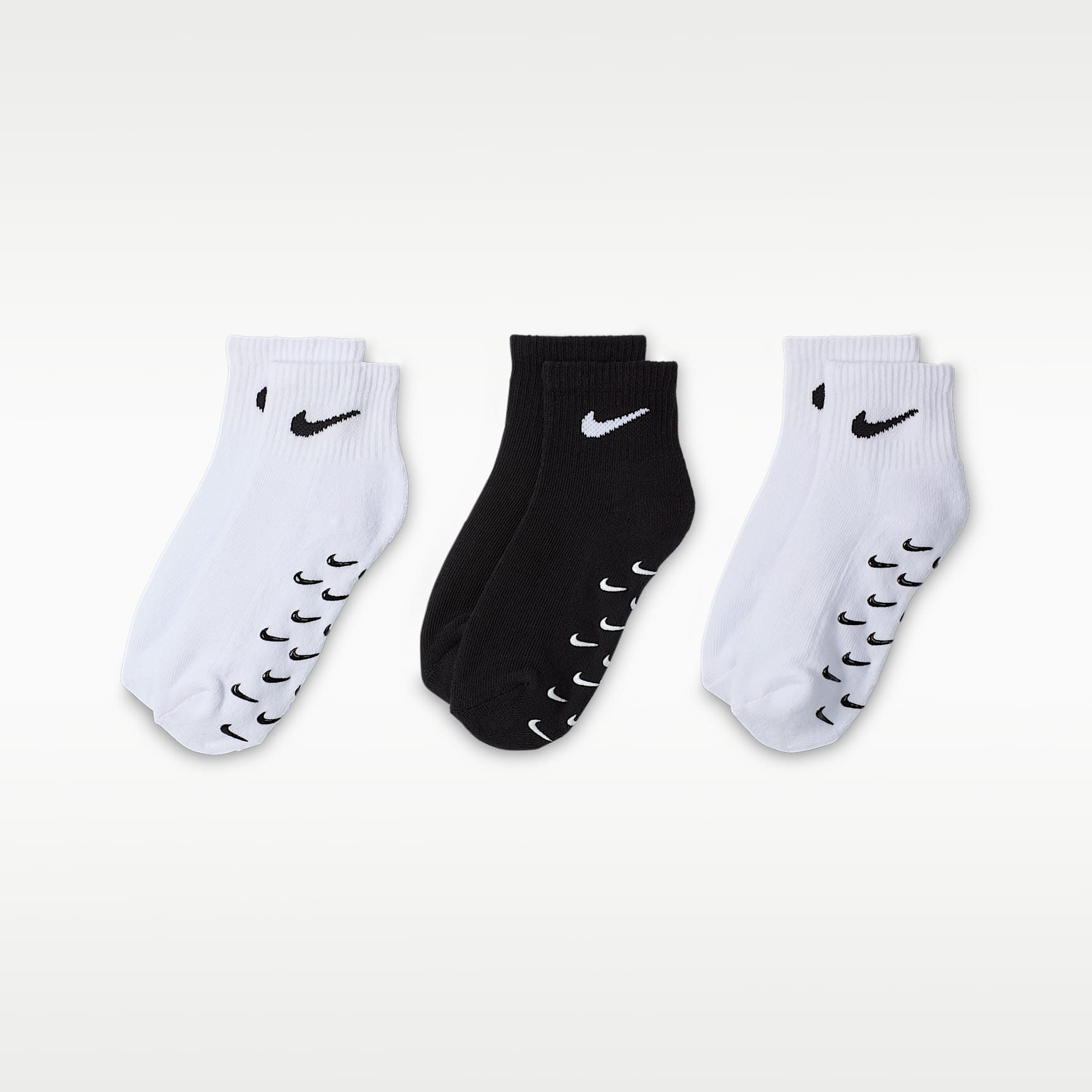 Calcetines antideslizantes para niños talla pequeña Nike (3 pares)