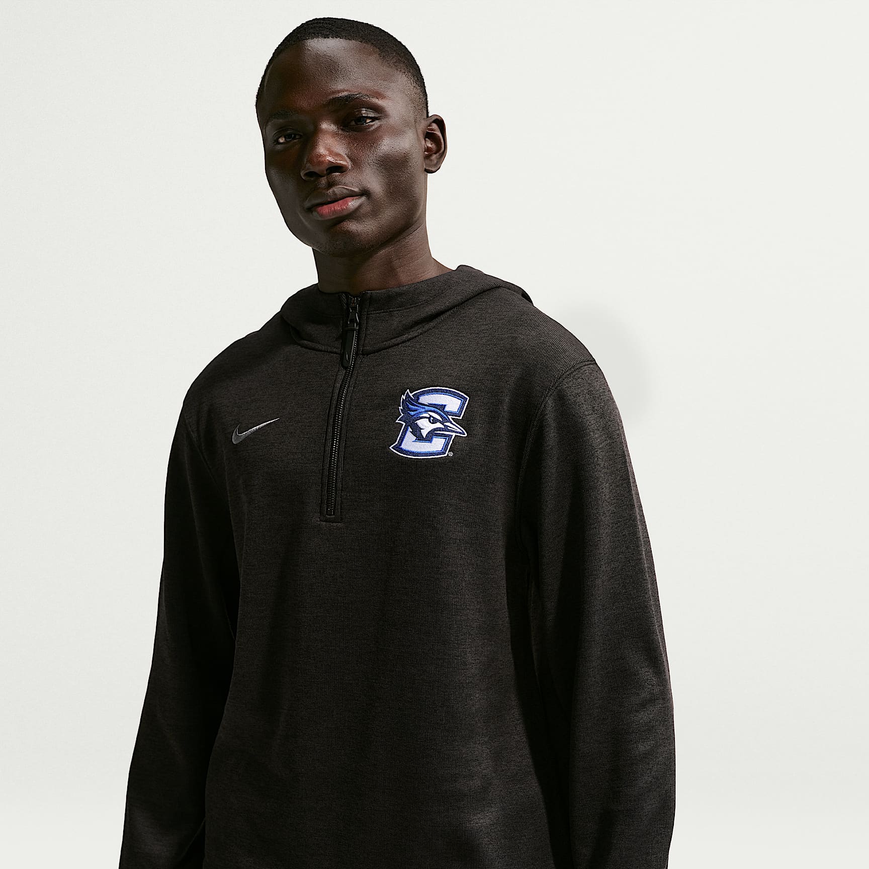 Creighton Bluejays Nike NCAA Men's Basketball Coaches' Pullover Hoodie
