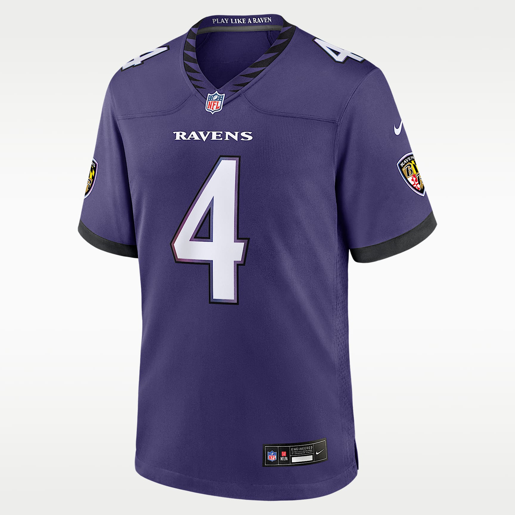 Zay Flowers Baltimore Ravens Men's Nike NFL Game Jersey