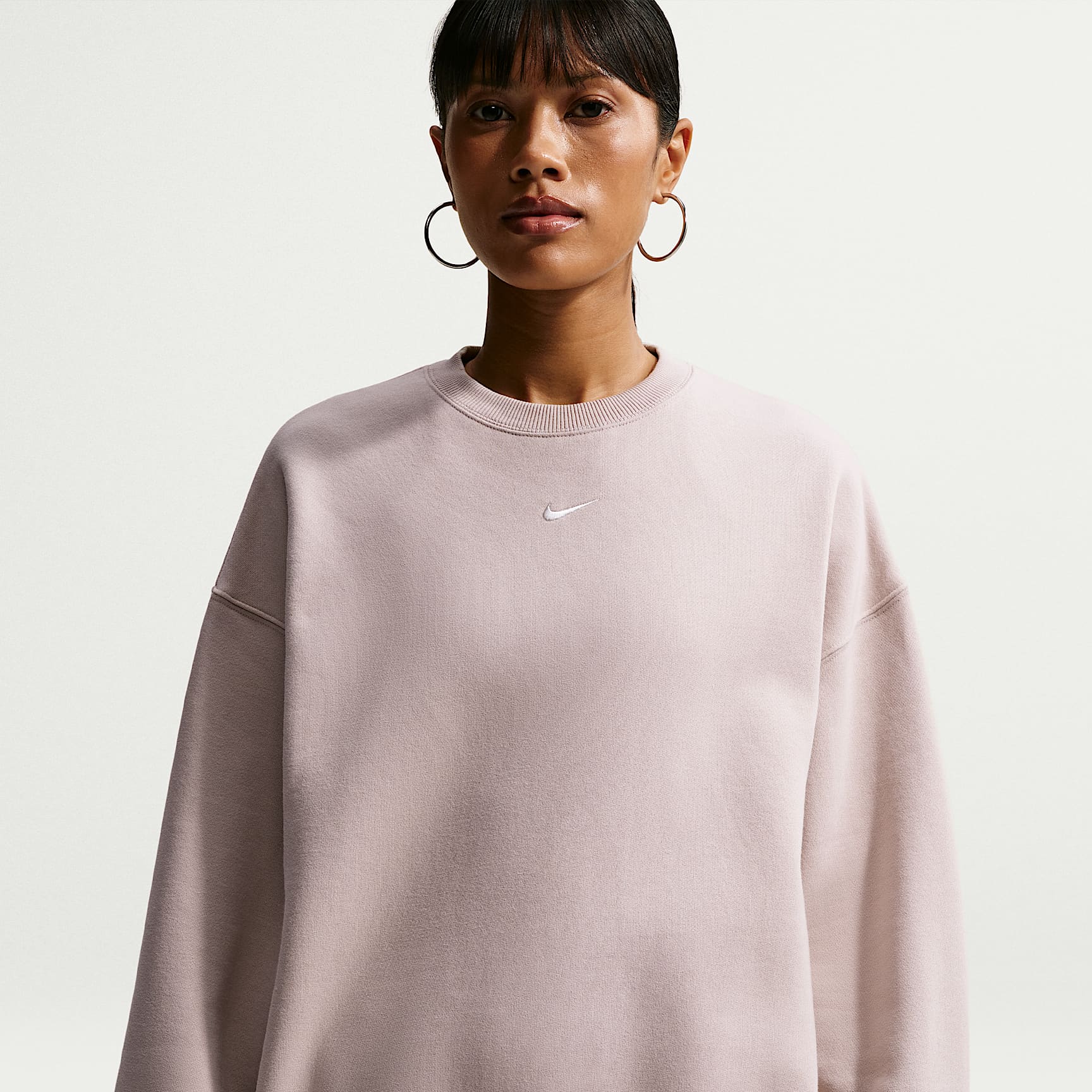 Nike Studio Fleece Medium Weight Camiseta oversize - Mujer