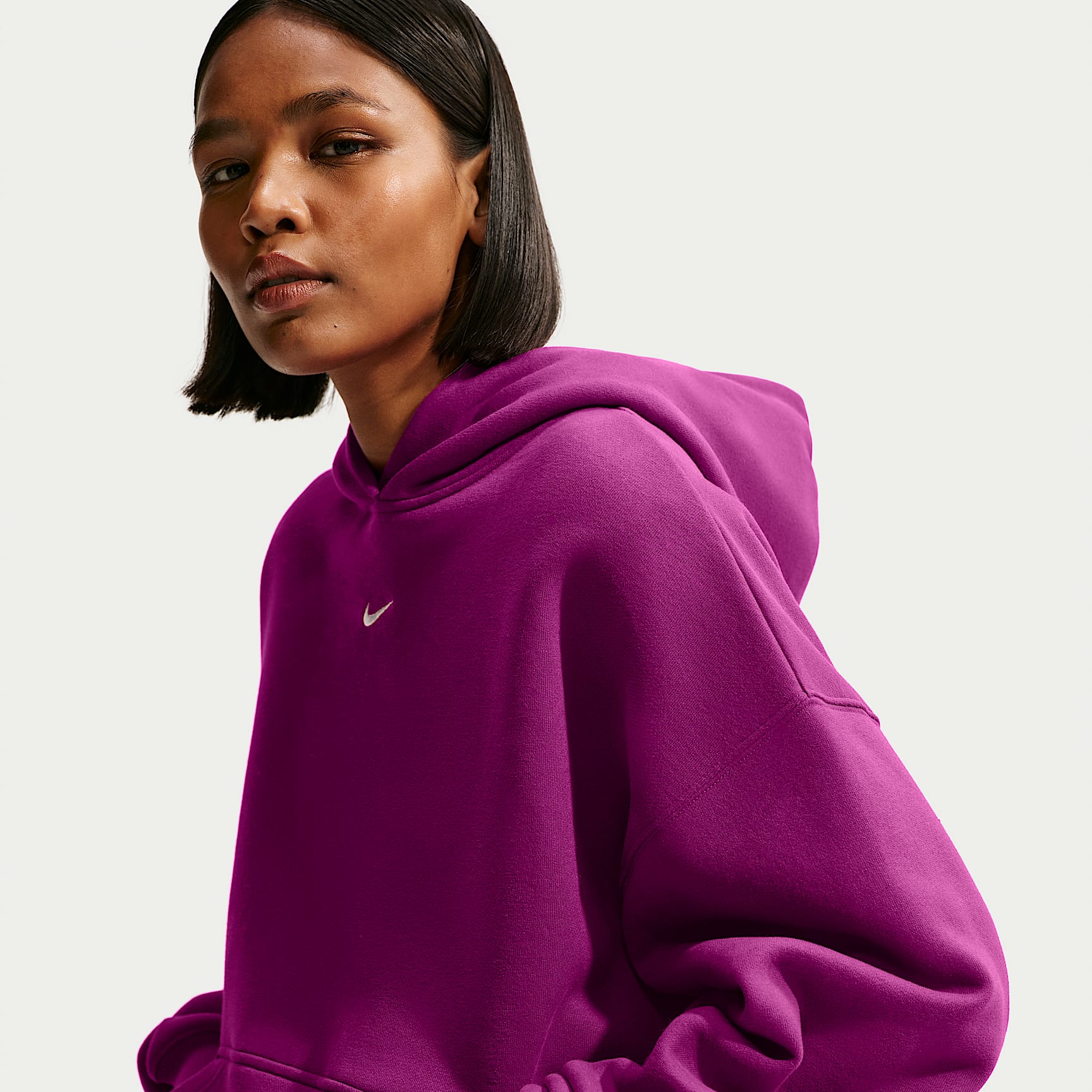 Nike Studio Fleece Medium Weight Women's Oversized Pullover Hoodie