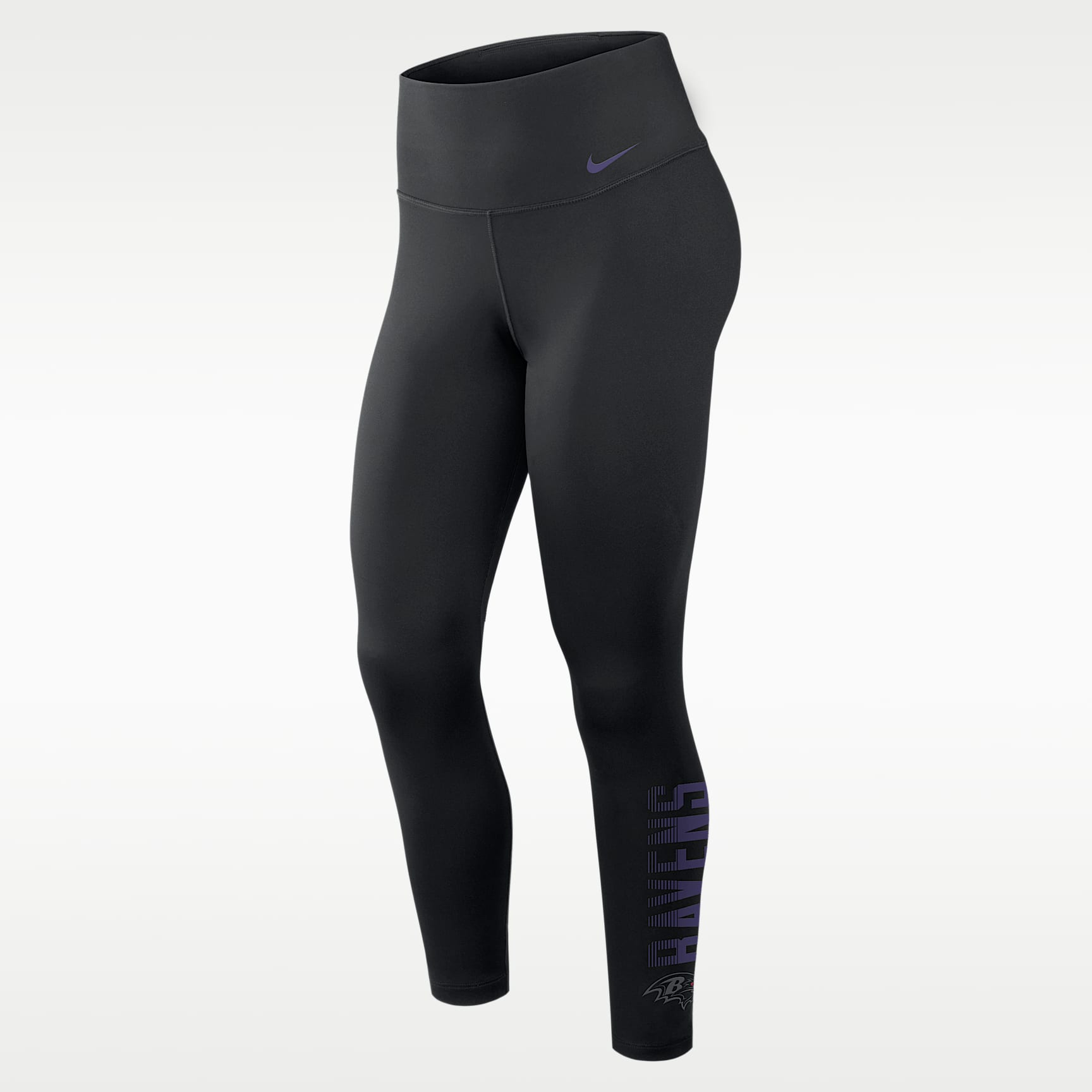 Baltimore Ravens Primetime One Women's Nike Dri-FIT NFL High-Rise Leggings