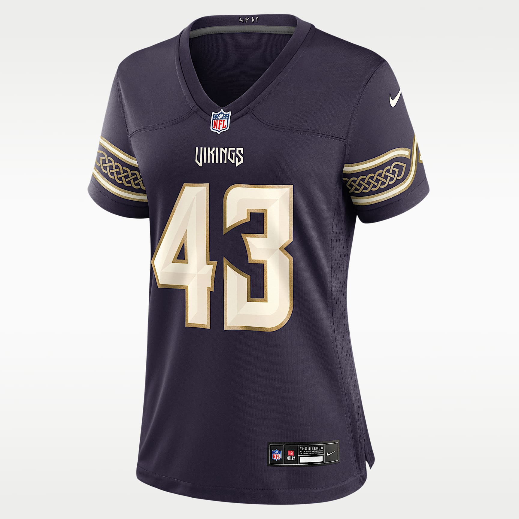 Andrew Van Ginkel Minnesota Vikings Rivalries Collection Women's Nike NFL Game Jersey