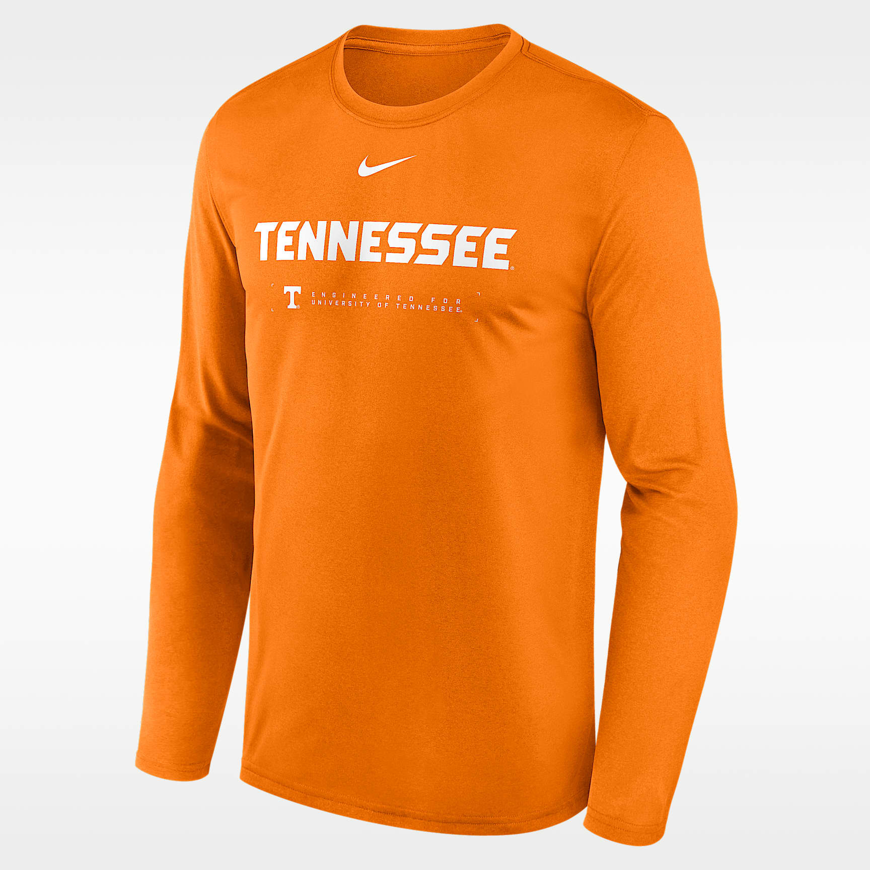 Tennessee Courtside Basketball Shootaround Legend Men's Nike Dri-FIT College Long-Sleeve T-Shirt
