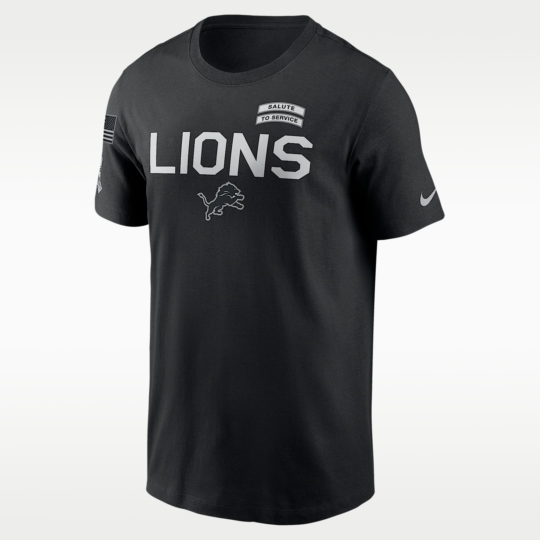Detroit Lions Salute to Service Sideline Men's Nike Dri-FIT NFL T-Shirt