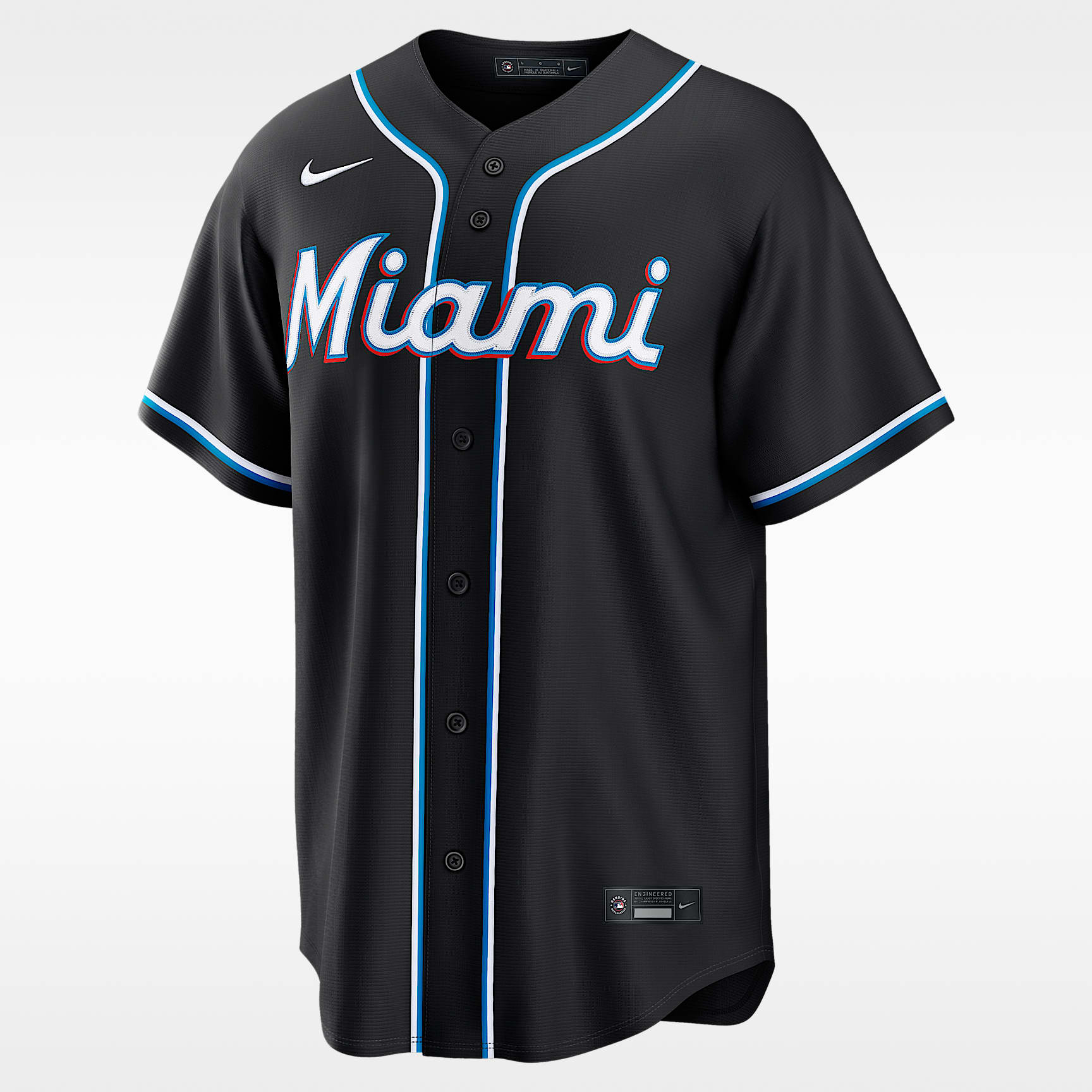 Miami Marlins Men's Nike MLB Replica Fashion Jersey