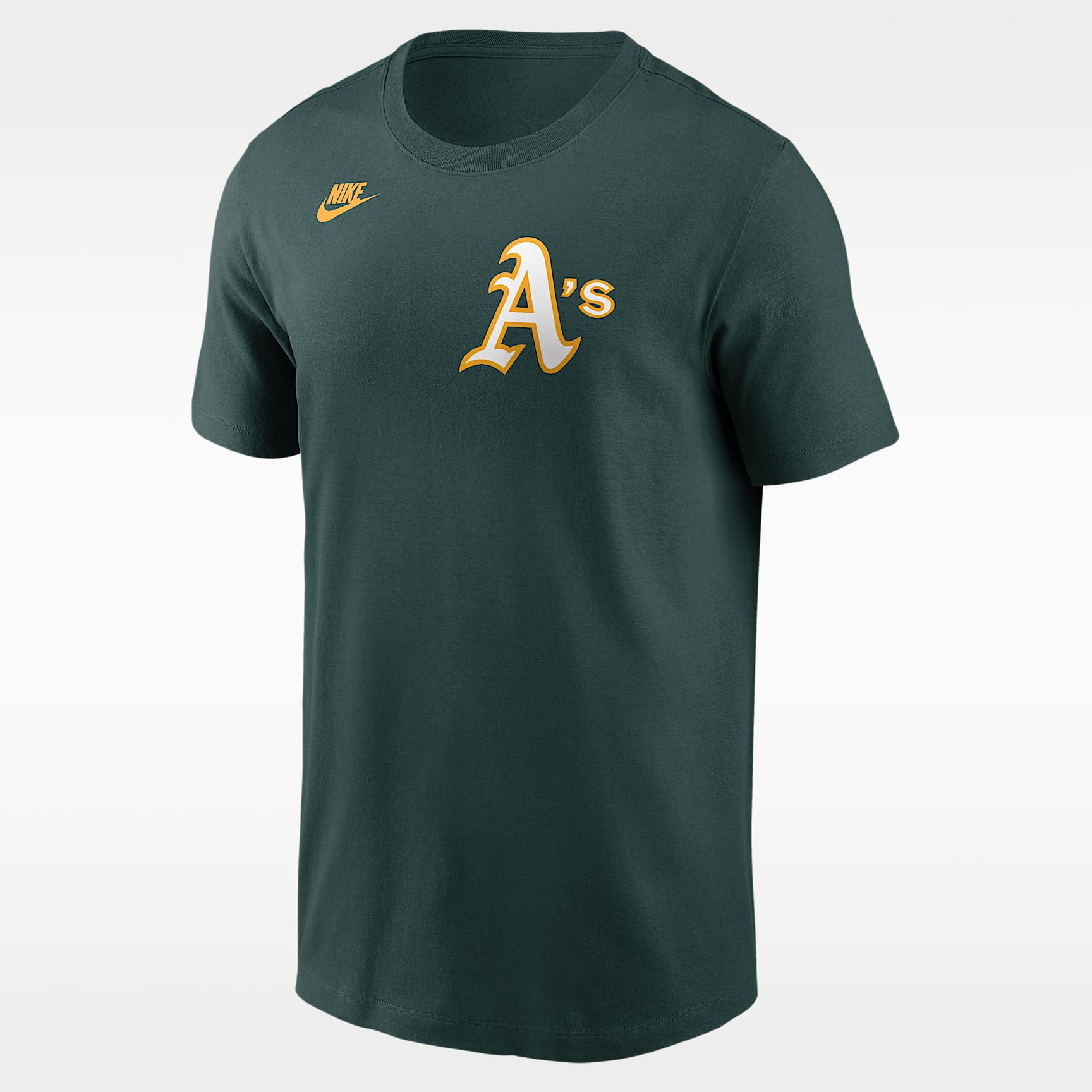 Playera Nike de la MLB para hombre Reggie Jackson Athletics Cooperstown Fuse