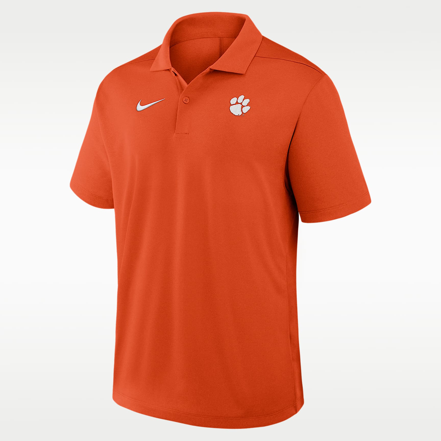 Polo universitaria Nike Dri-FIT para hombre Clemson Primetime Victory Plus