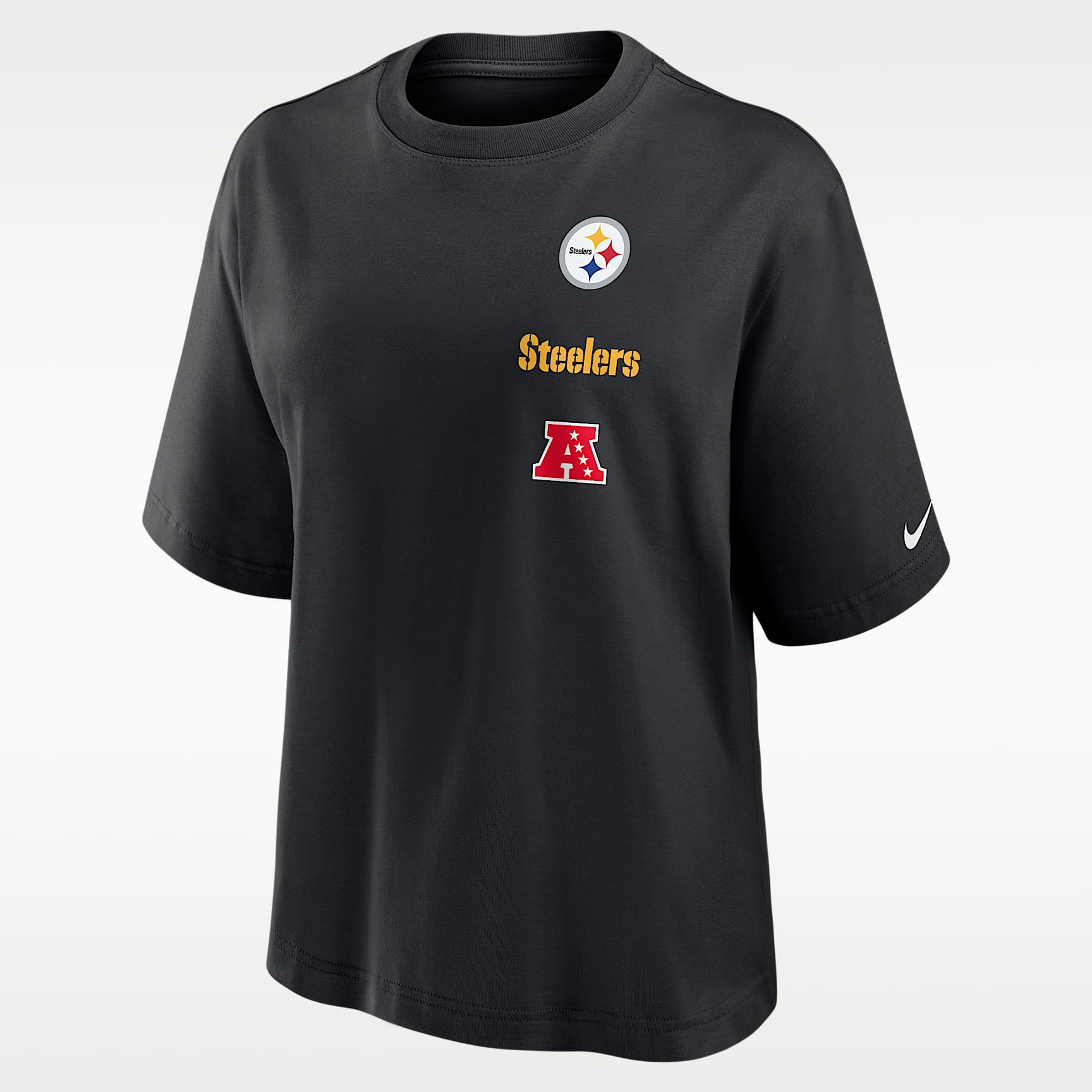 Pittsburgh Steelers Primetime Premium Essential Boxy Women's Nike NFL T-Shirt