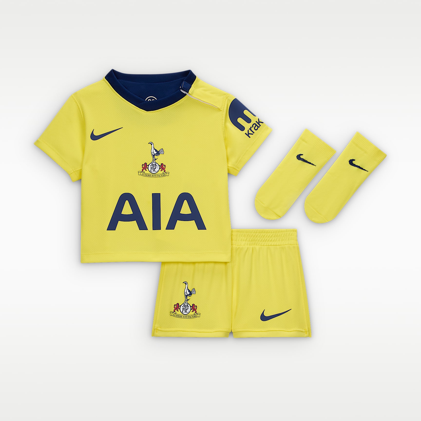 Tottenham Hotspur 2025/26 Stadium Third Baby/Toddler Nike Total 90 Football Replica 3-Piece Kit