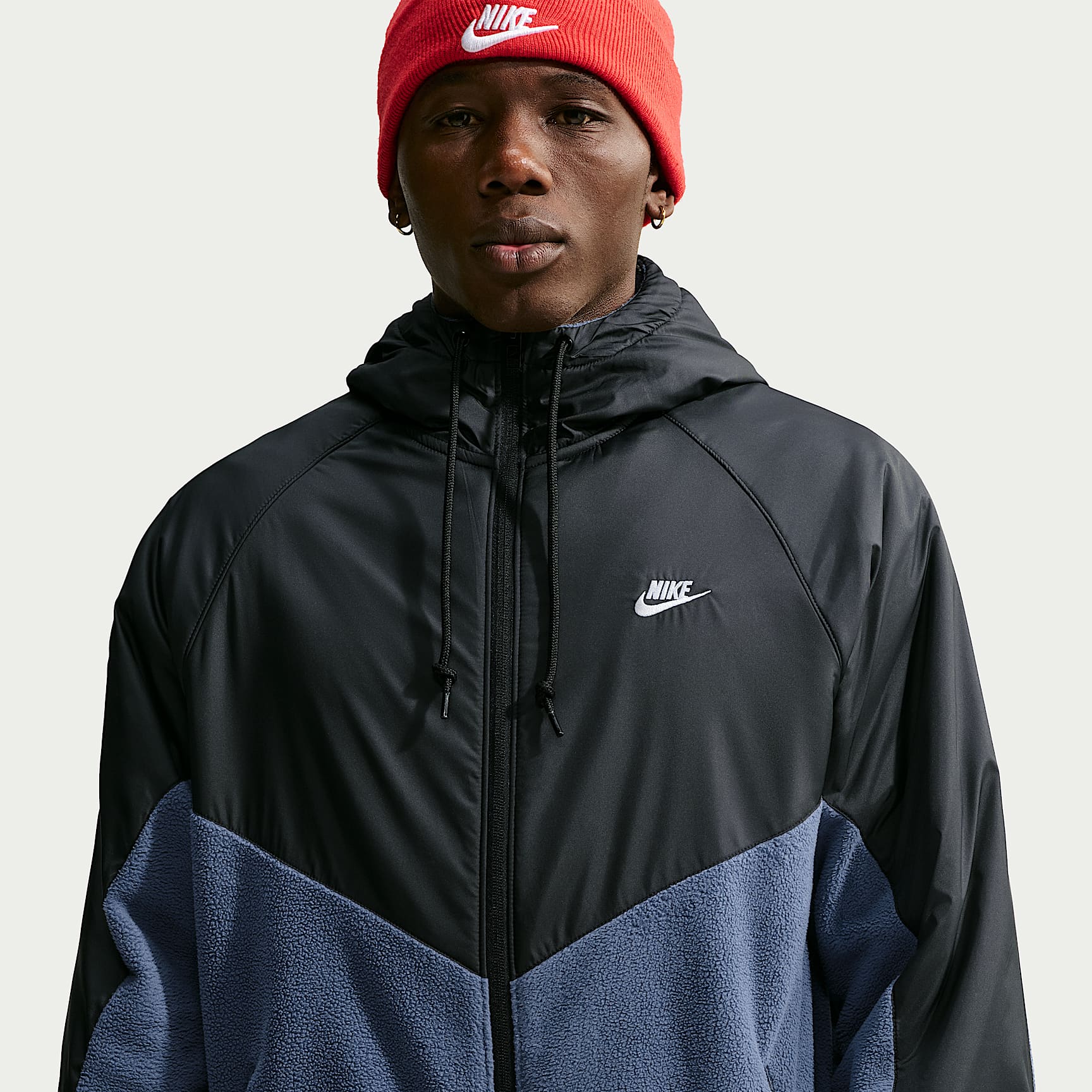 Giacca ampia con zip a tutta lunghezza Therma-FIT Nike Windrunner – Uomo