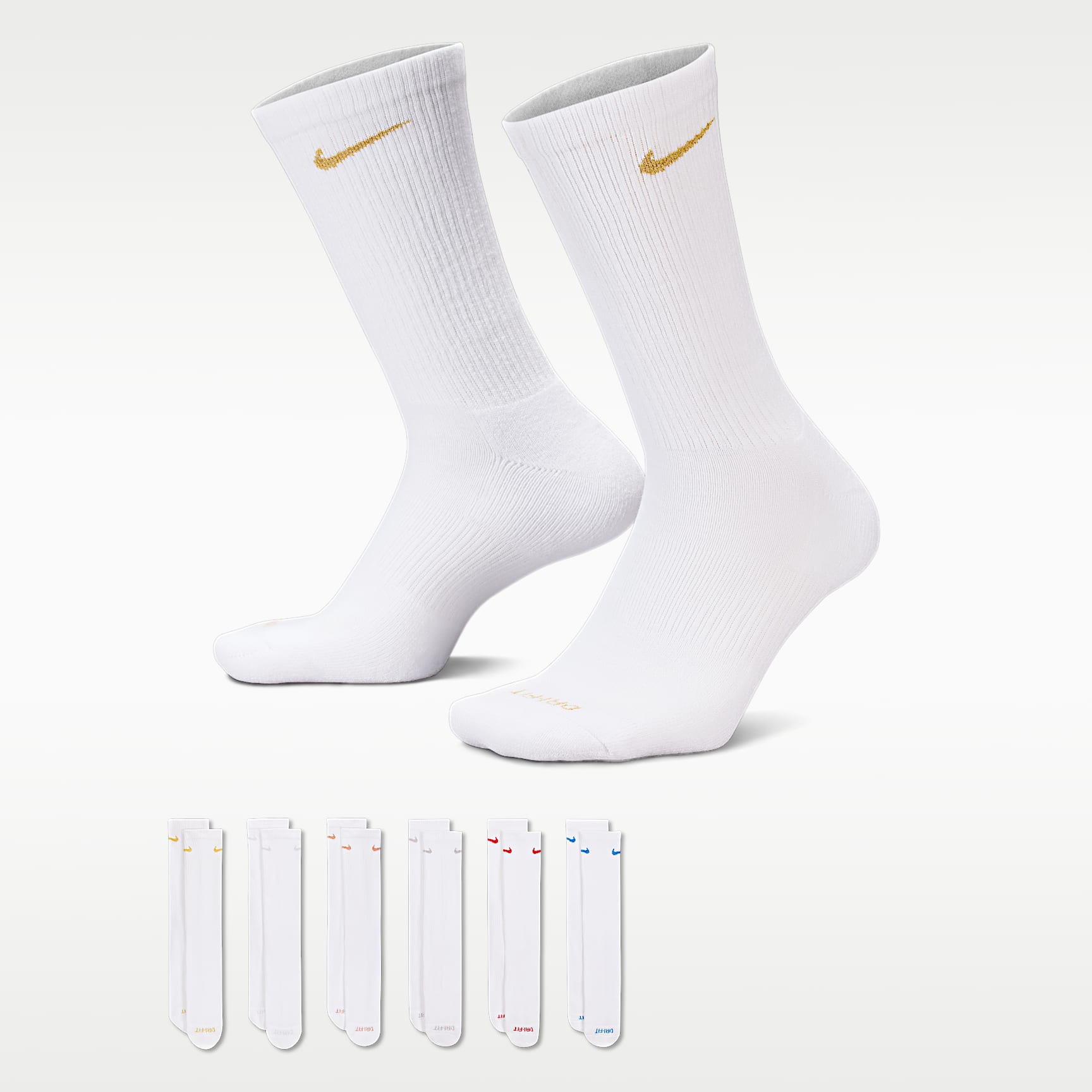 Nike Everyday Plus Cushioned Training Crew Socks (6 Pairs)