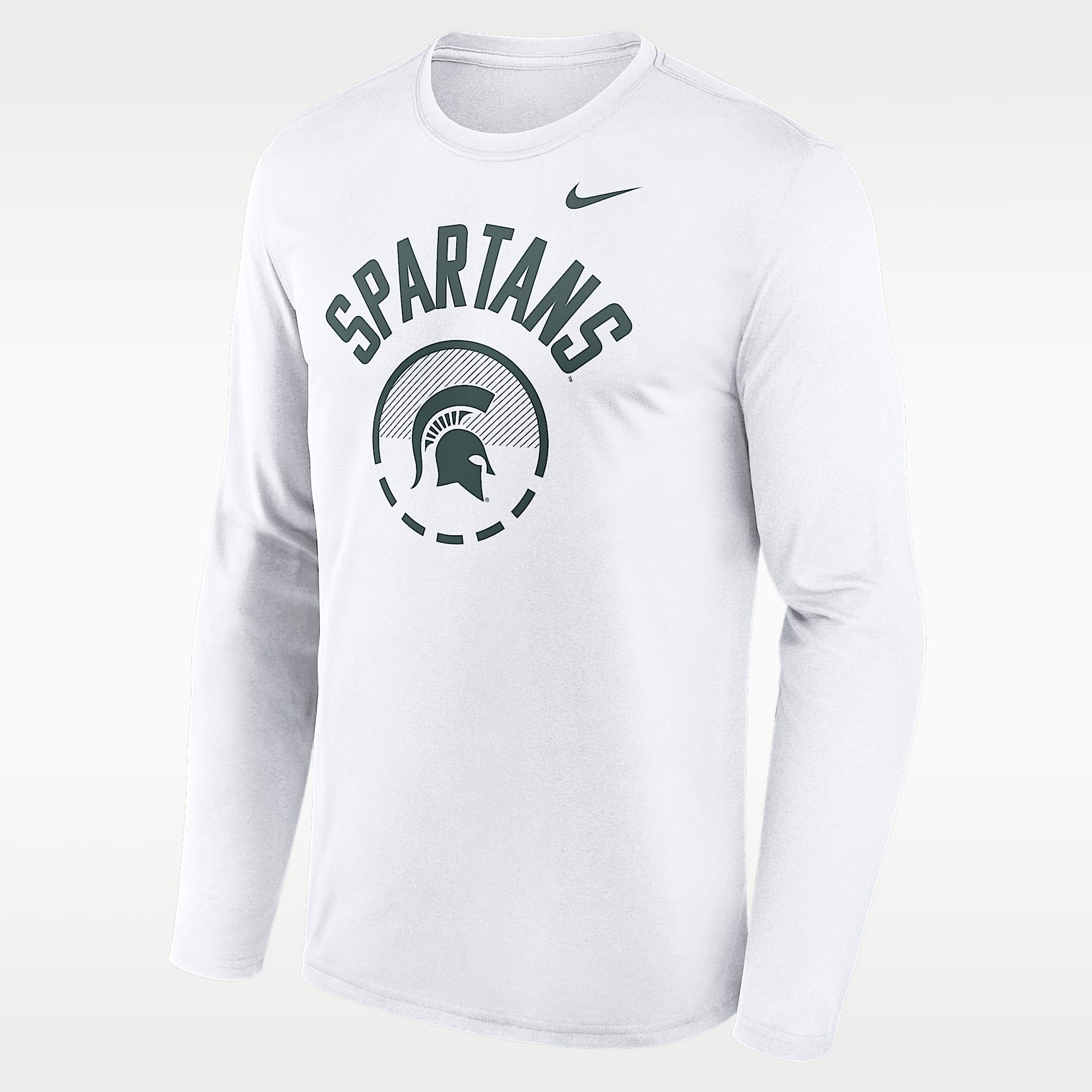 Michigan State Courtside Men's Nike Dri-FIT College Long-Sleeve T-Shirt