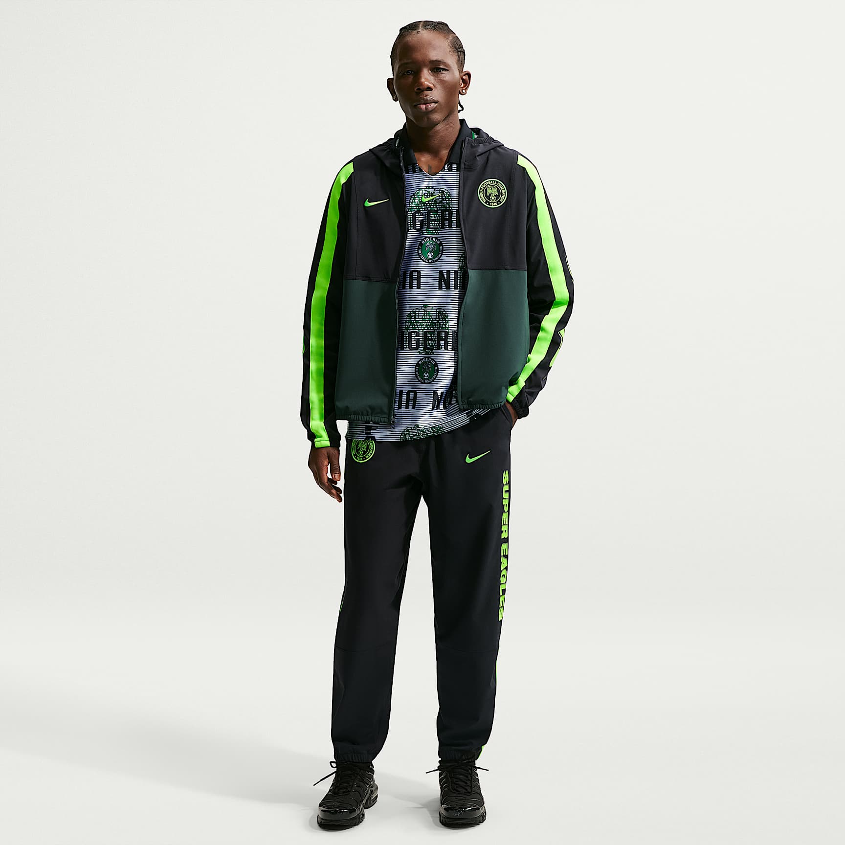 Pantaloni Nike Football Nigeria Energy in tessuto con Dri-FIT – Uomo