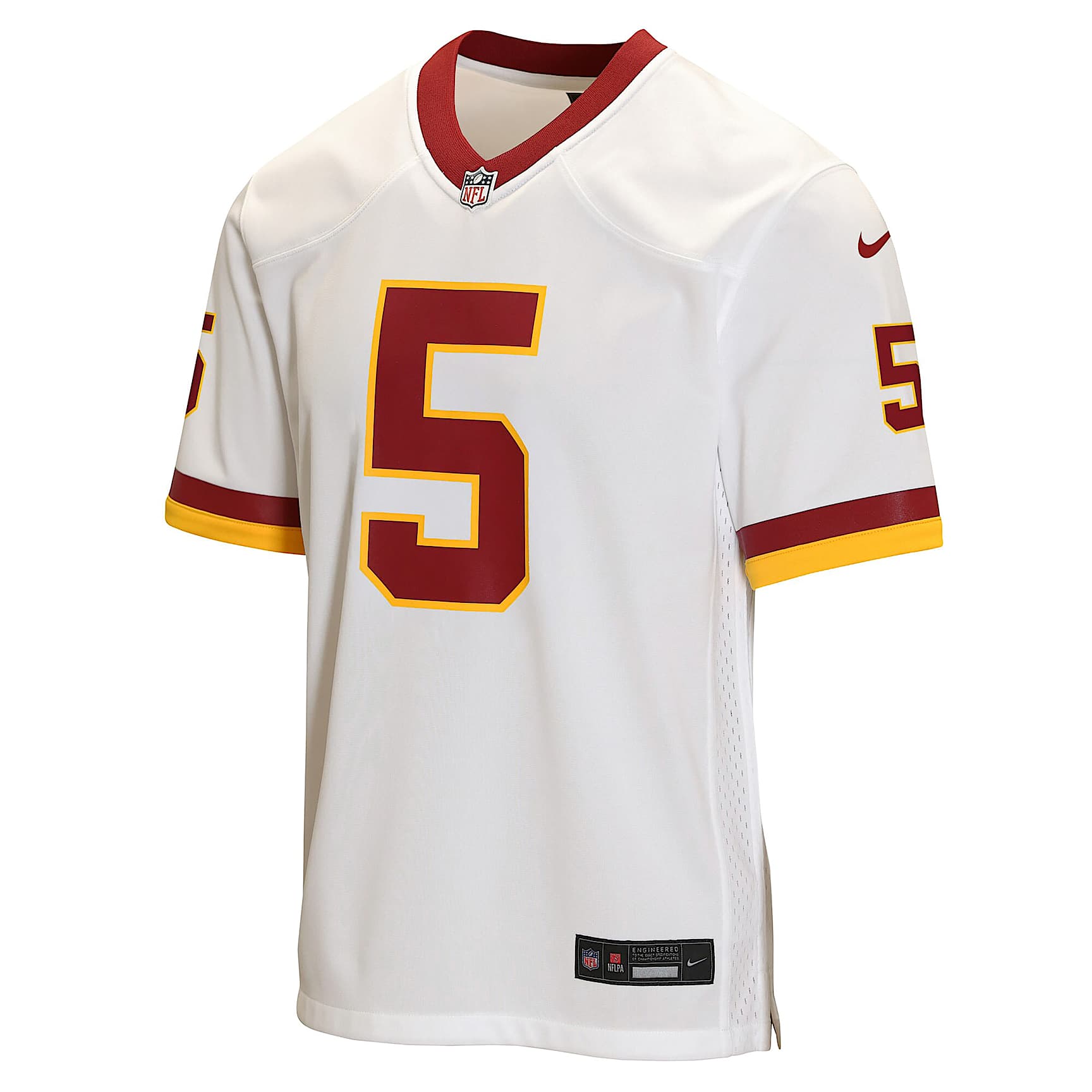 Jersey de futbol americano Nike Game para niños talla grande Jayden Daniels Washington Commanders
