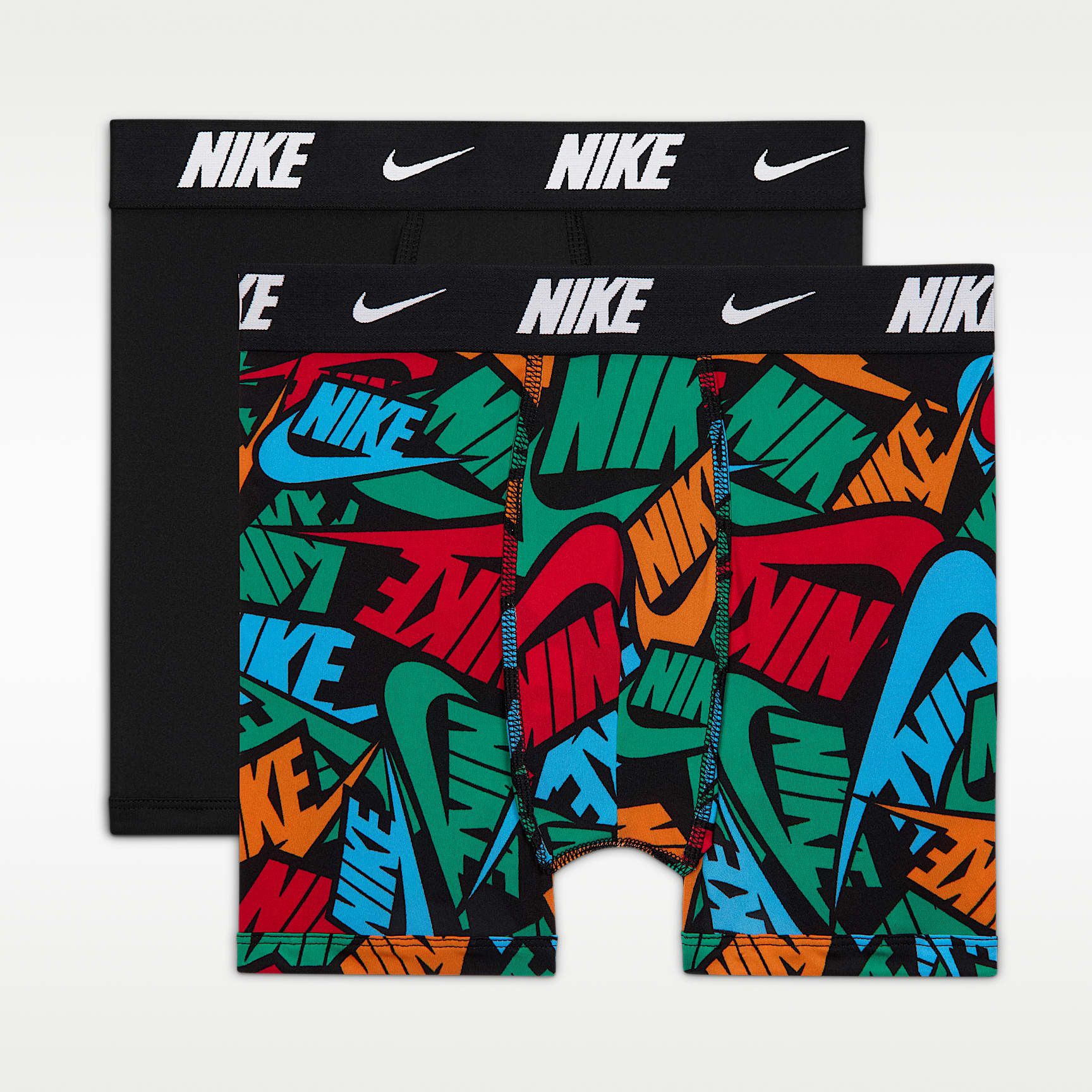 Nike Big Kids' Dri-FIT Printed Boxer Briefs (2-Pack)