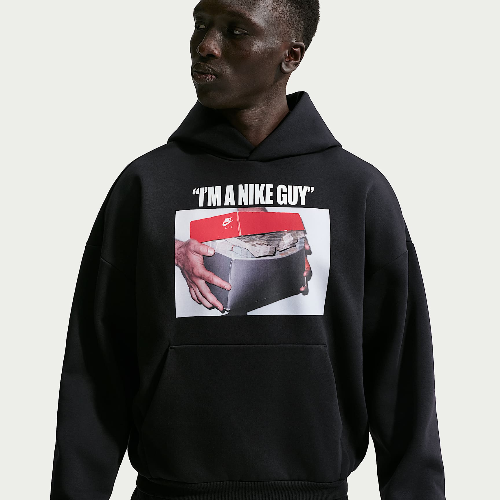 LeBron 'Shoe Bag' Men's Nike Therma-FIT Brushed Pullover Basketball Hoodie
