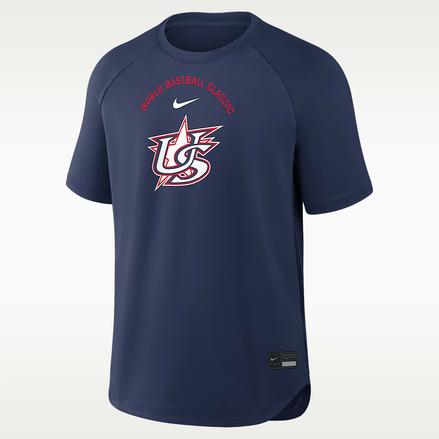 Playera Nike Dri-FIT para hombre USA Baseball 2026 World Baseball Classic Batting Practice Pregame
