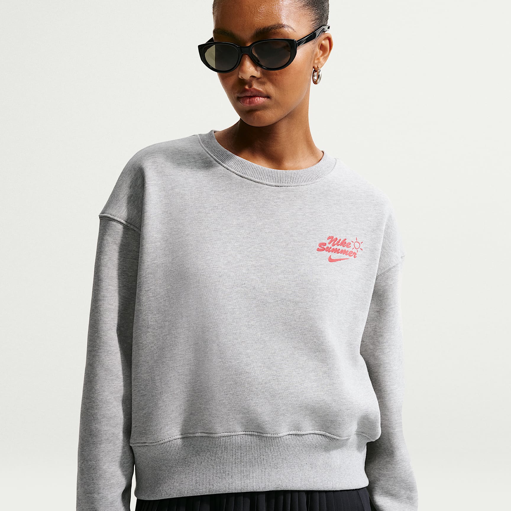 Nike Sportswear Phoenix Fleece oversized sweatshirt met ronde hals voor dames