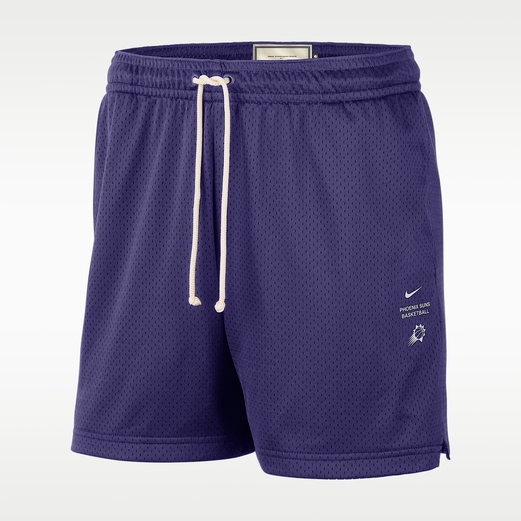 Shorts de básquetbol de malla de 12.5 cm para hombre Phoenix Suns Standard Issue