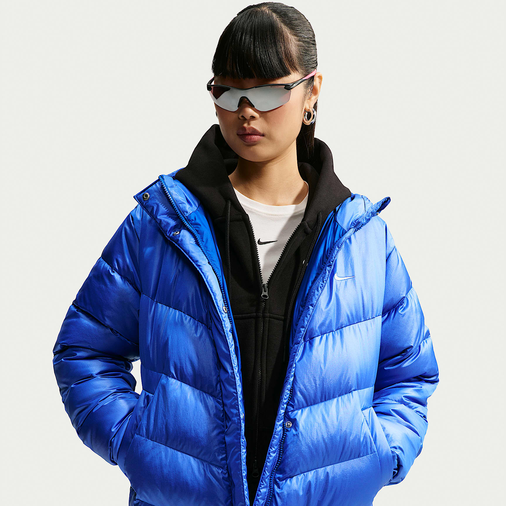 Nike Sportswear Windpuffer Women's Loose Storm-FIT Hooded Down Jacket