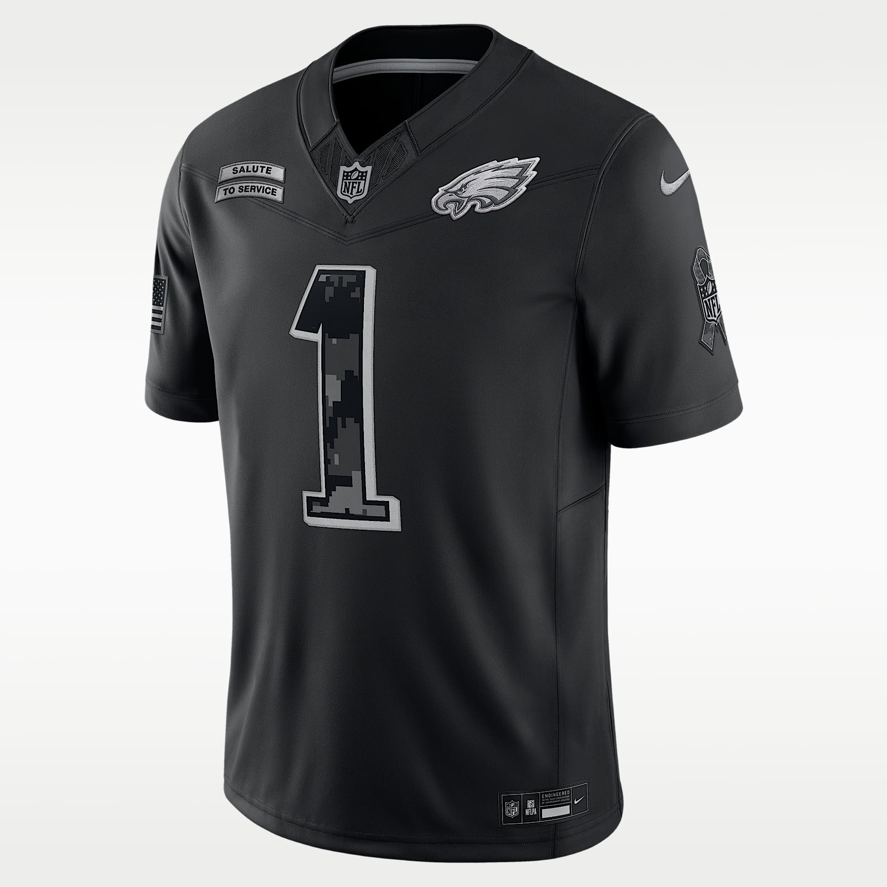Jalen Hurts Philadelphia Eagles Salute to Service Men's Nike Dri-FIT NFL Limited Jersey