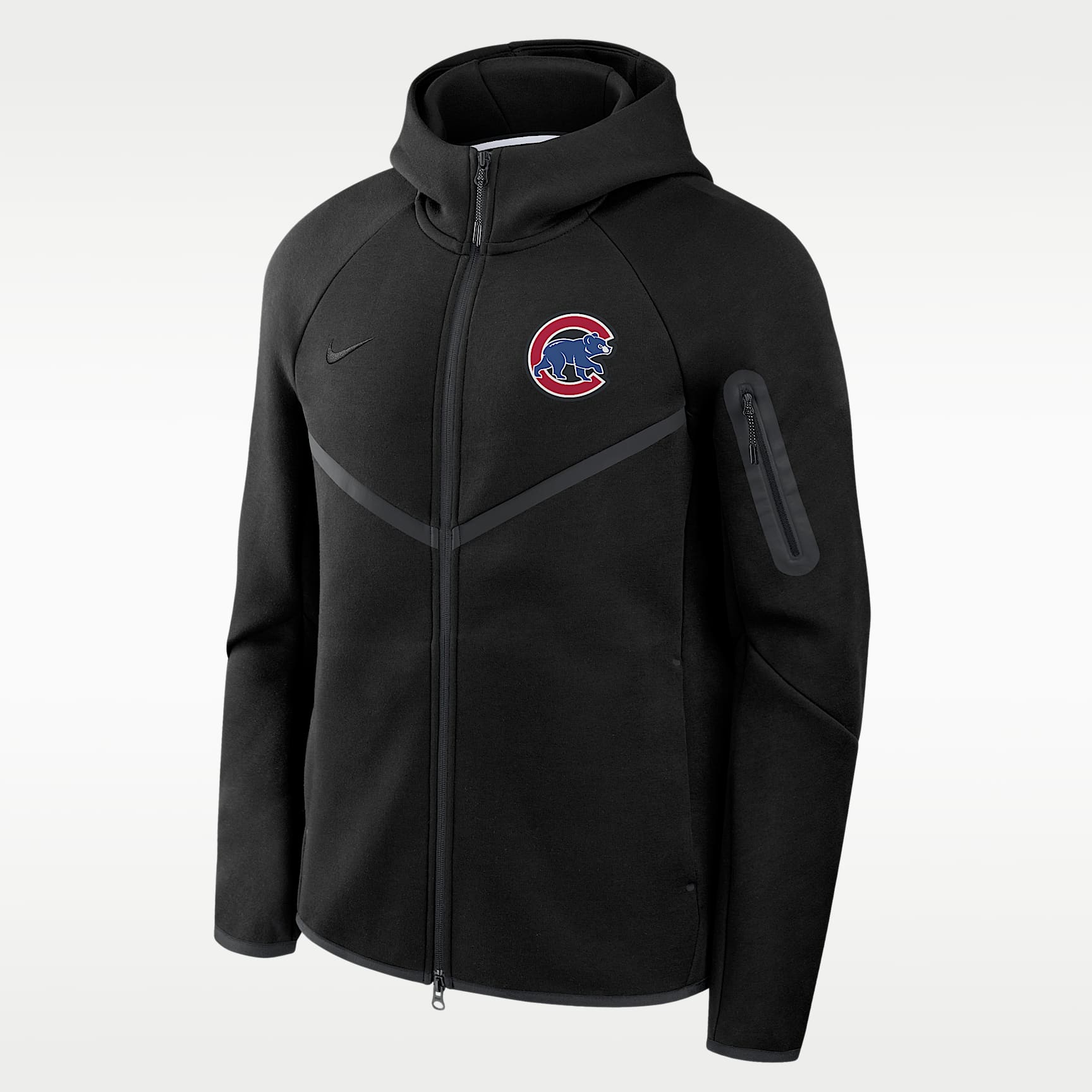 Chicago Cubs Tech Fleece Windrunner Men's Nike MLB Full-Zip Hooded Jacket
