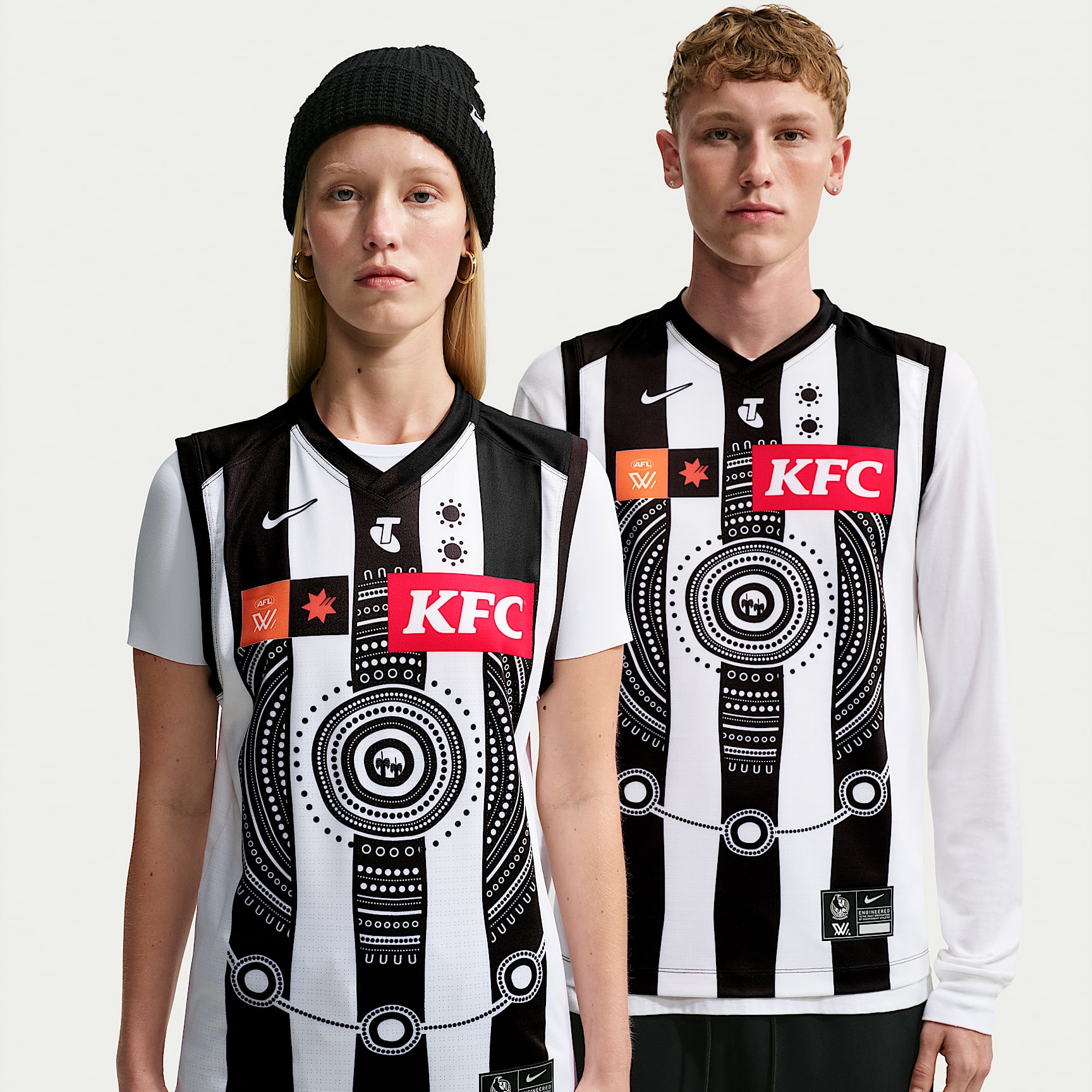 Collingwood F.C. AFLW 2026 Stadium Indigenous Nike AFLW Replica Jersey