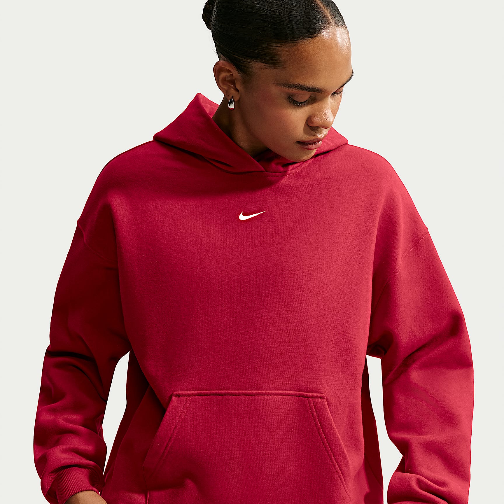 Nike Studio Fleece Medium Weight Women's Oversized Pullover Hoodie