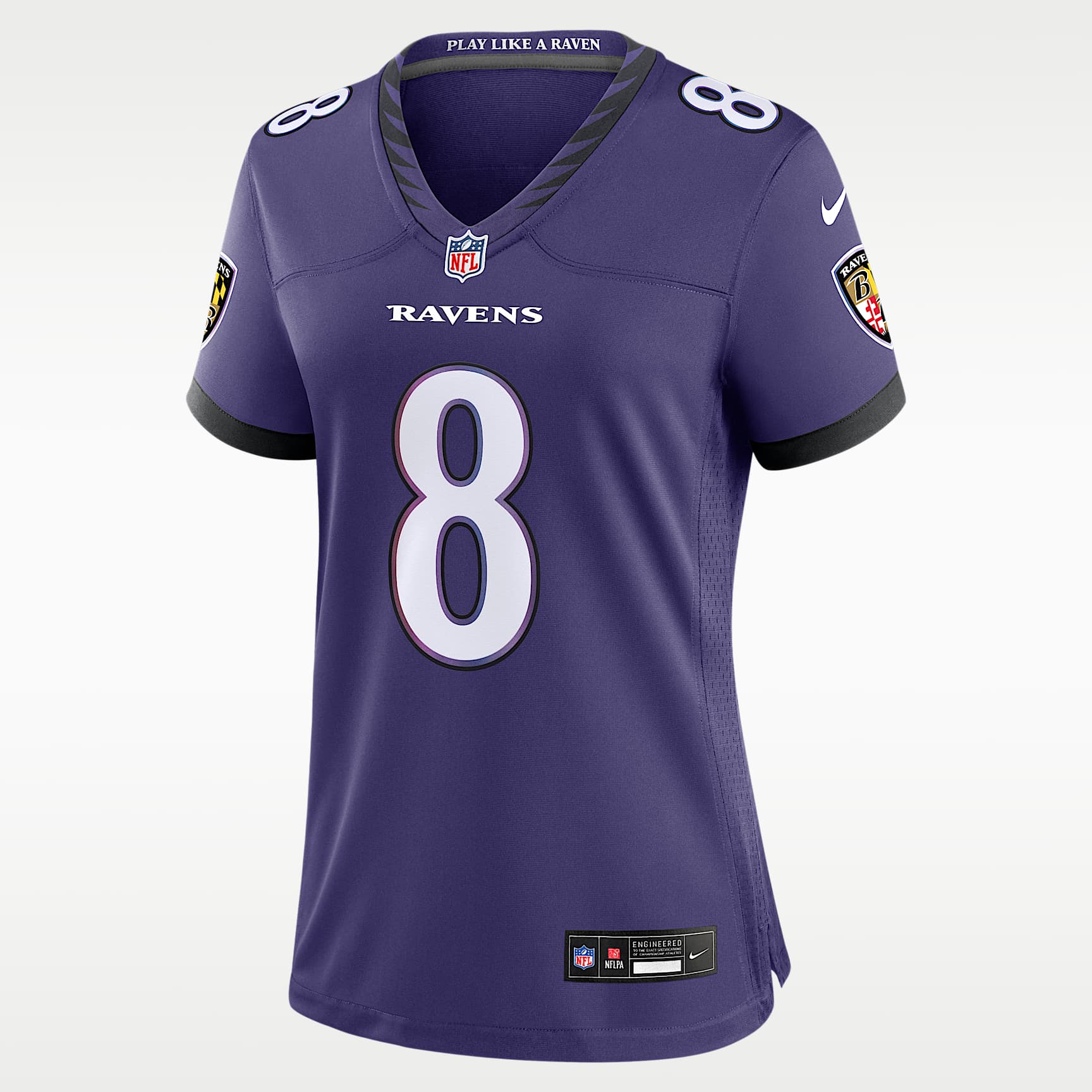 Jersey Nike de la NFL Game para mujer Lamar Jackson Baltimore Ravens