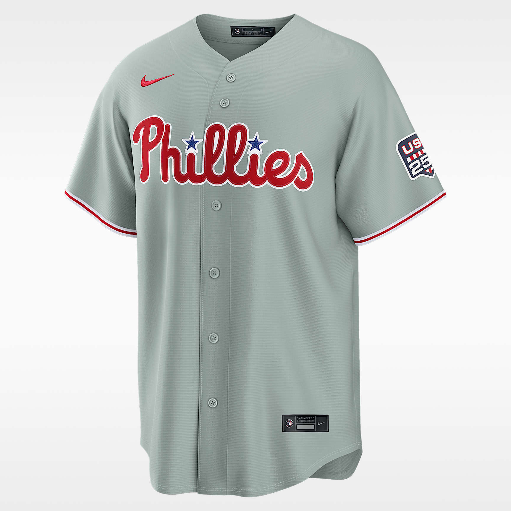 Cristopher Sanchez Philadelphia Phillies USA 250 Men's Nike MLB Stadium Jersey
