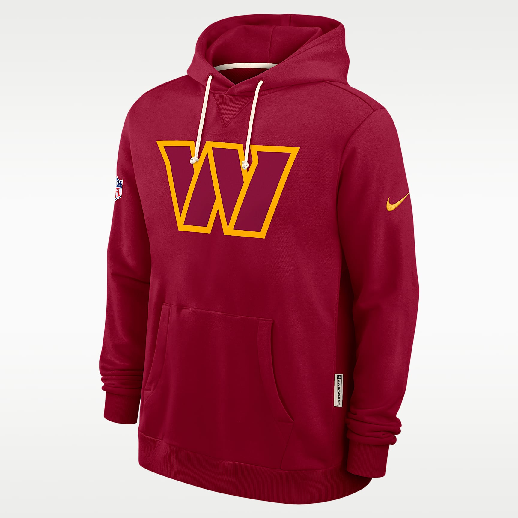Washington Commanders Initial Home Sideline Men's Nike Dri-FIT NFL Pullover Hoodie