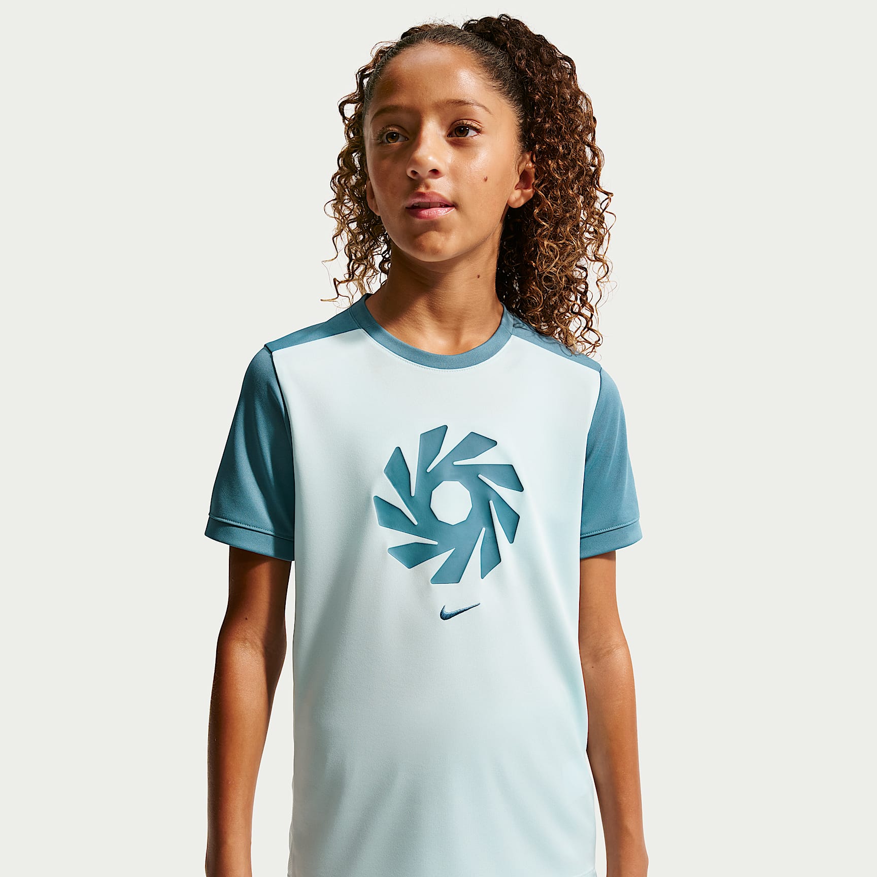 Haut de foot à manches courtes Nike Dri-FIT Erling Haaland Academy pour pré-ado