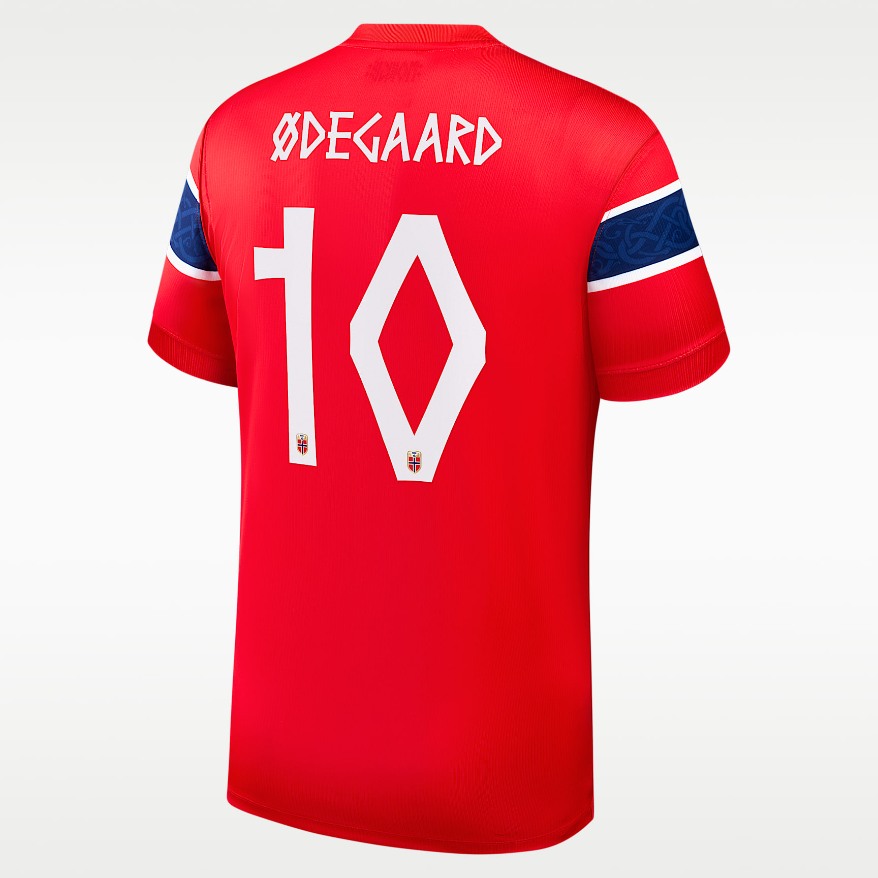 Martin ÿdegaard Norway National Team 2026 Stadium Home Men's Nike Dri-FIT Soccer Jersey
