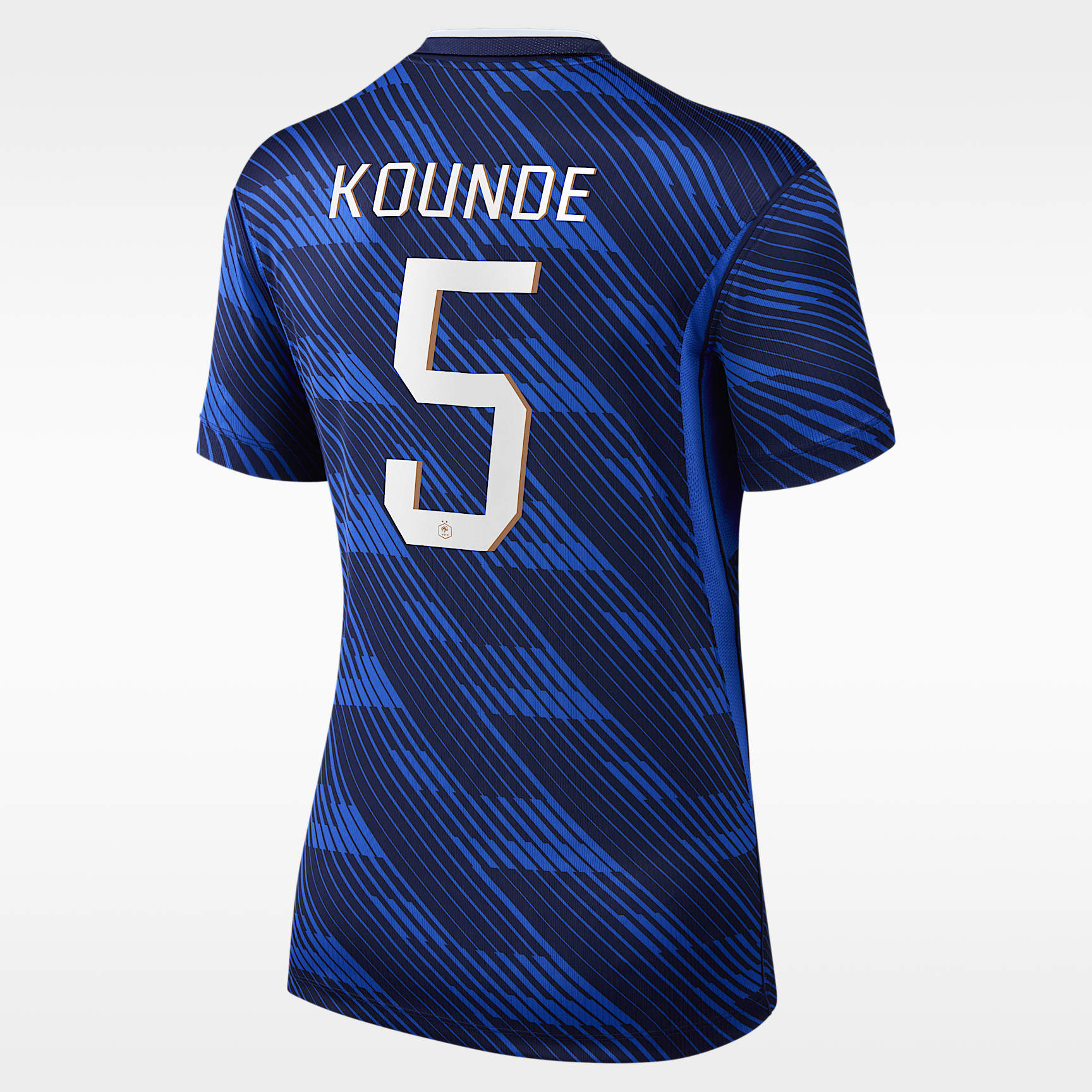 Jules Koundé France National Team 2026 Stadium Home Women's Nike Dri-FIT Soccer Jersey