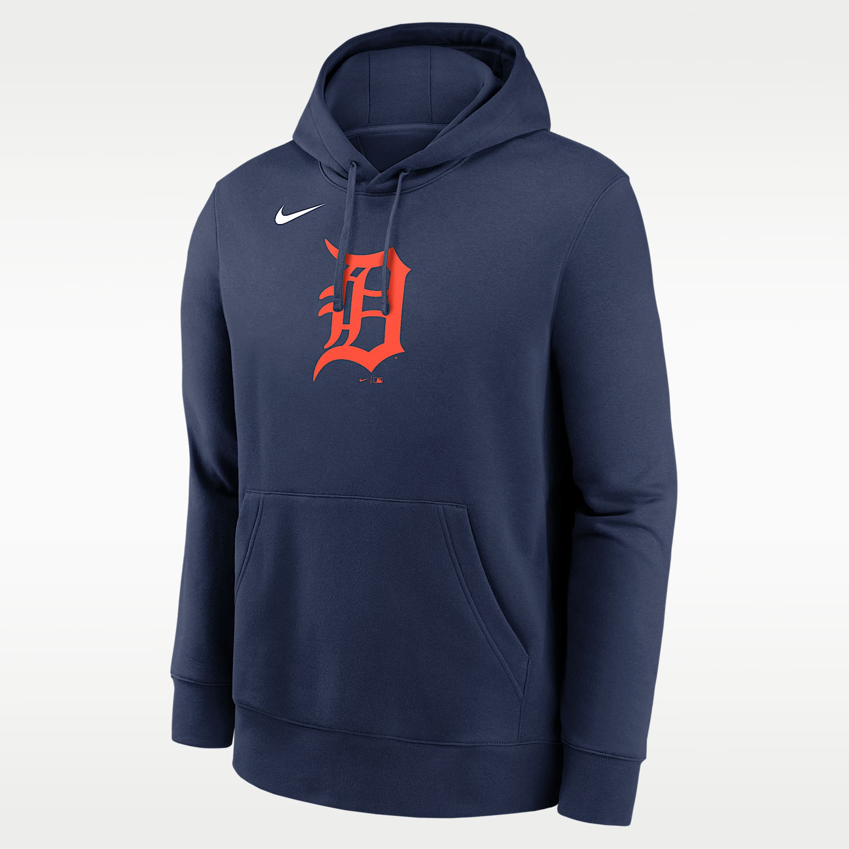Detroit Tigers Logo Club Men's Nike MLB Pullover Hoodie