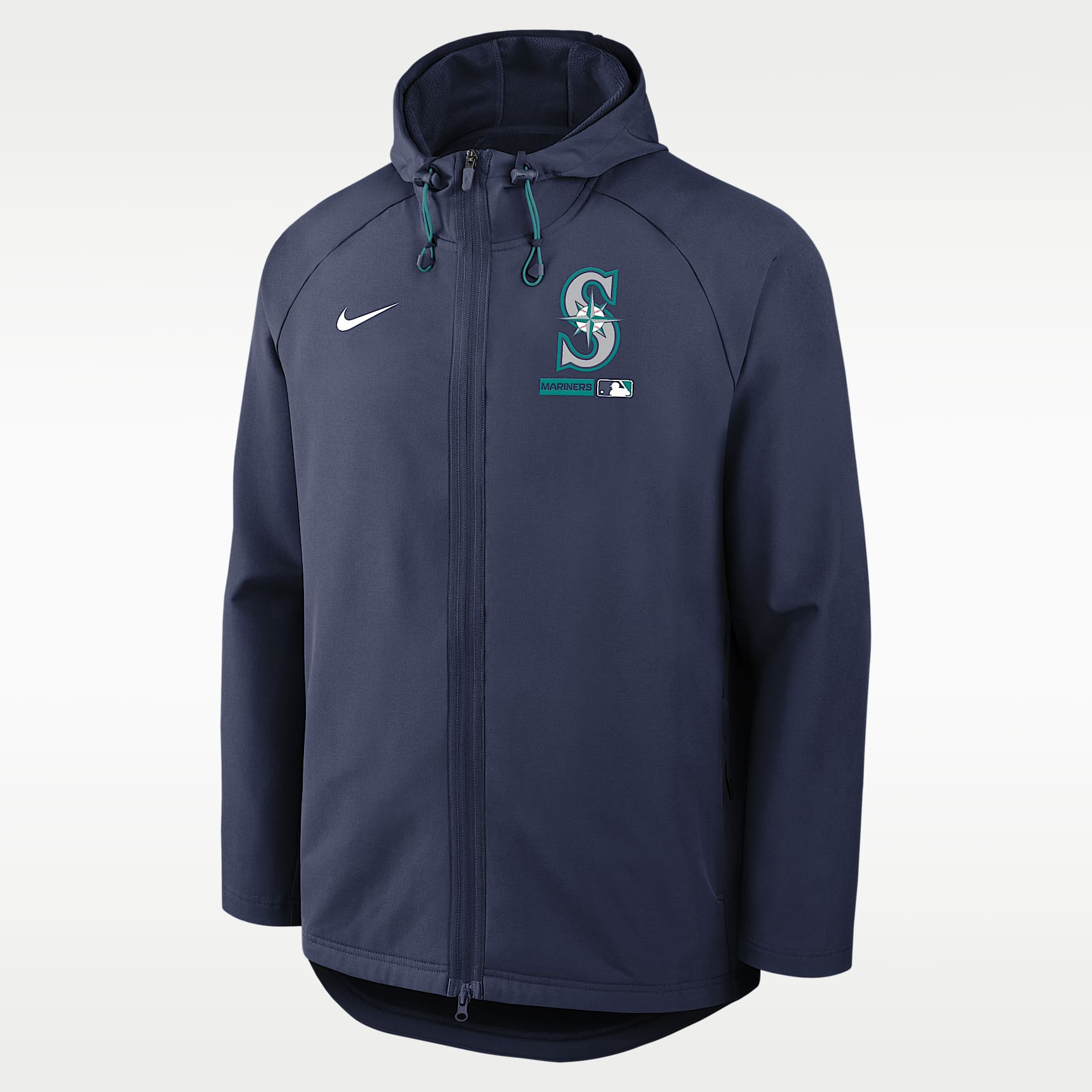 Seattle Mariners Authentic Collection Men's Nike Therma-FIT MLB Full-Zip Hooded Jacket