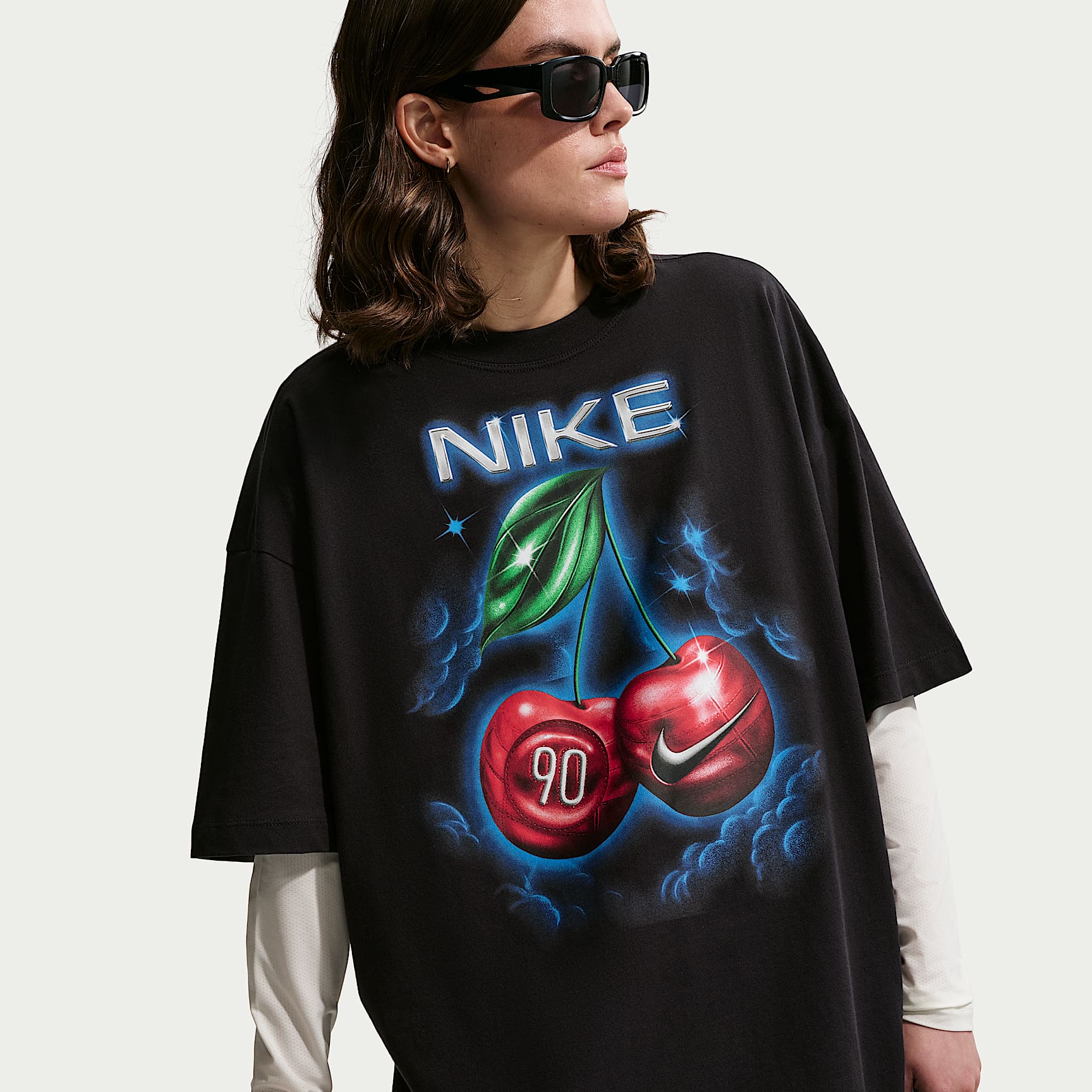 Playera oversized para mujer Nike Sportswear Classic