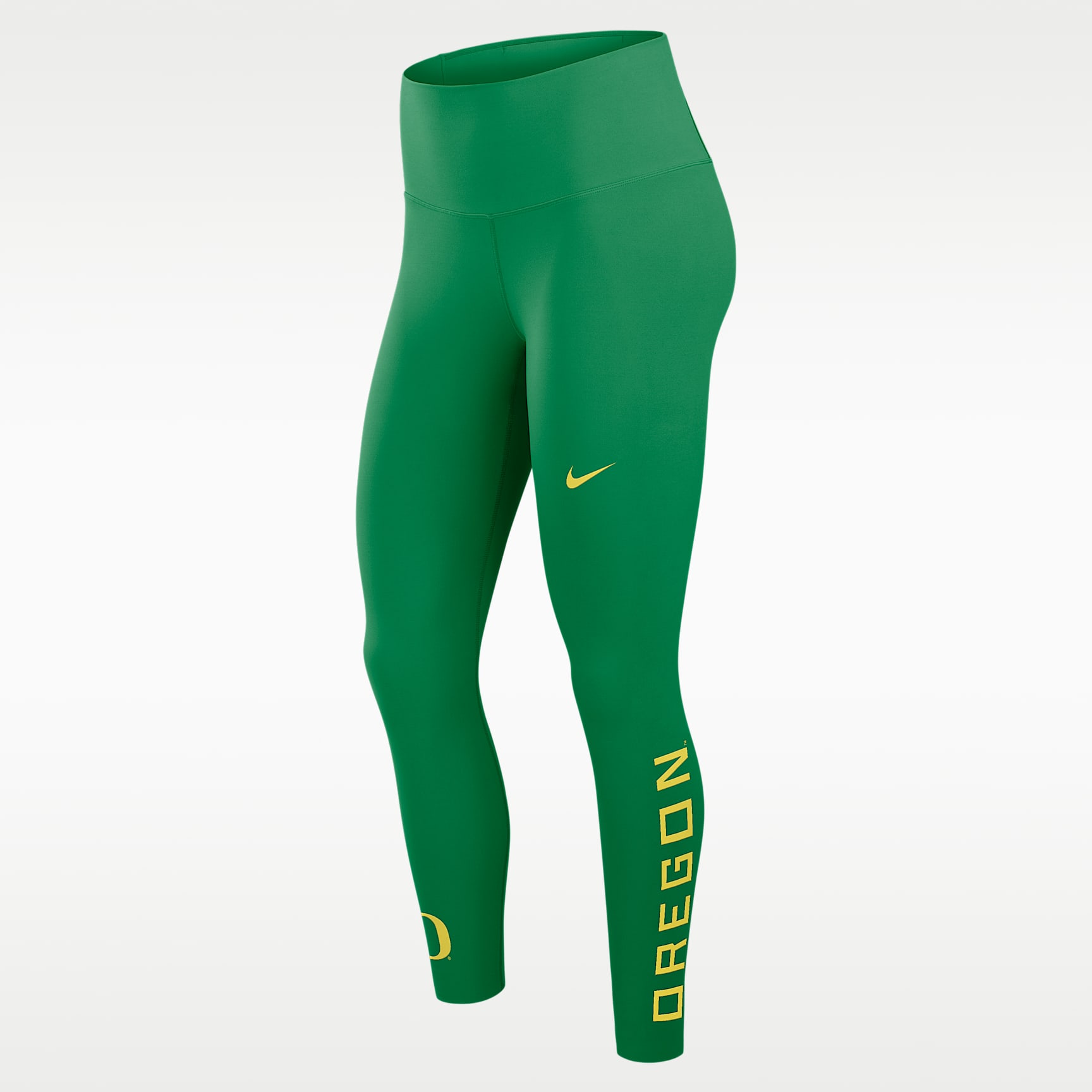 Oregon Zenvy Women's Nike Dri-FIT College High Rise 7/8 Leggings