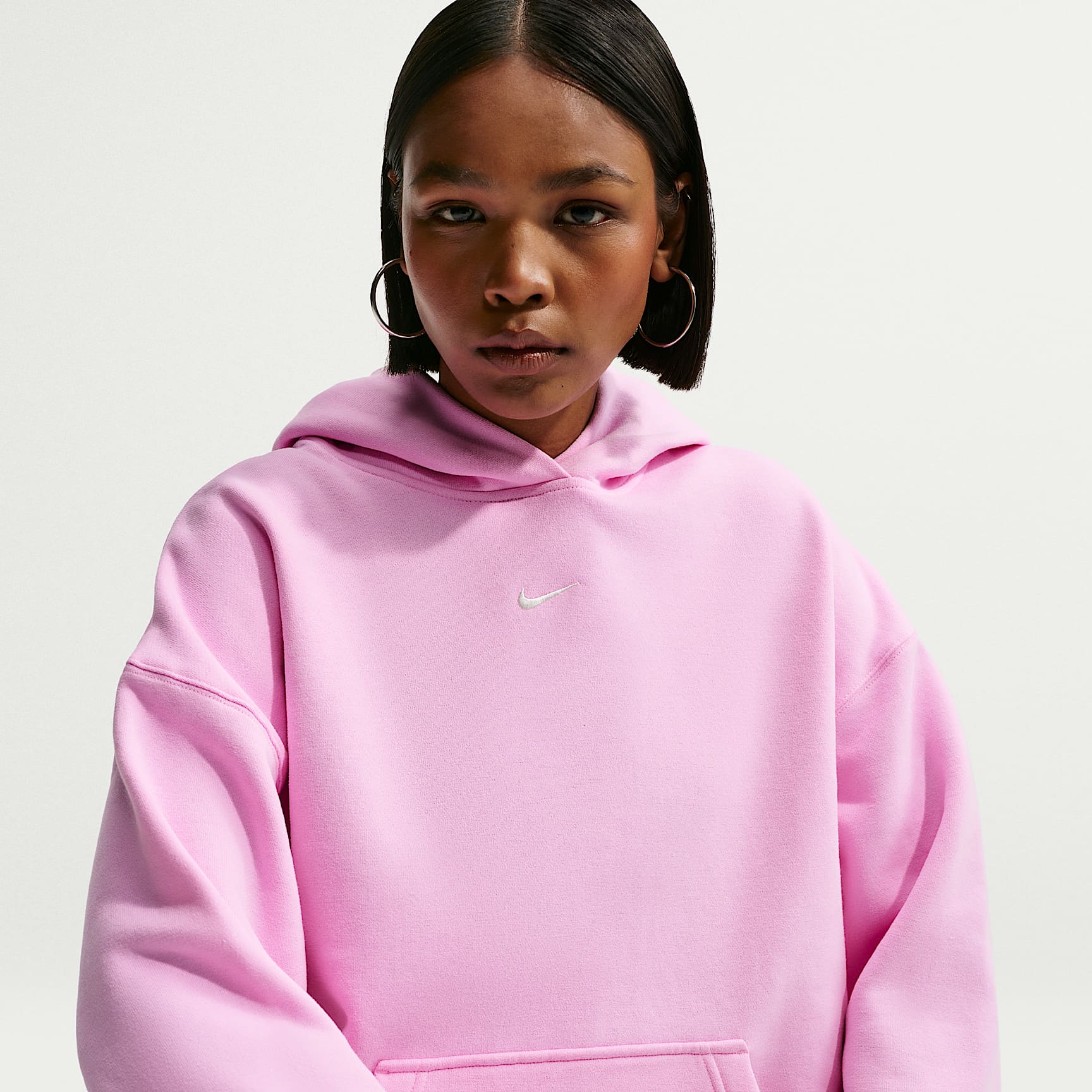 Nike Studio Fleece Medium Weight Women's Oversized Pullover Hoodie
