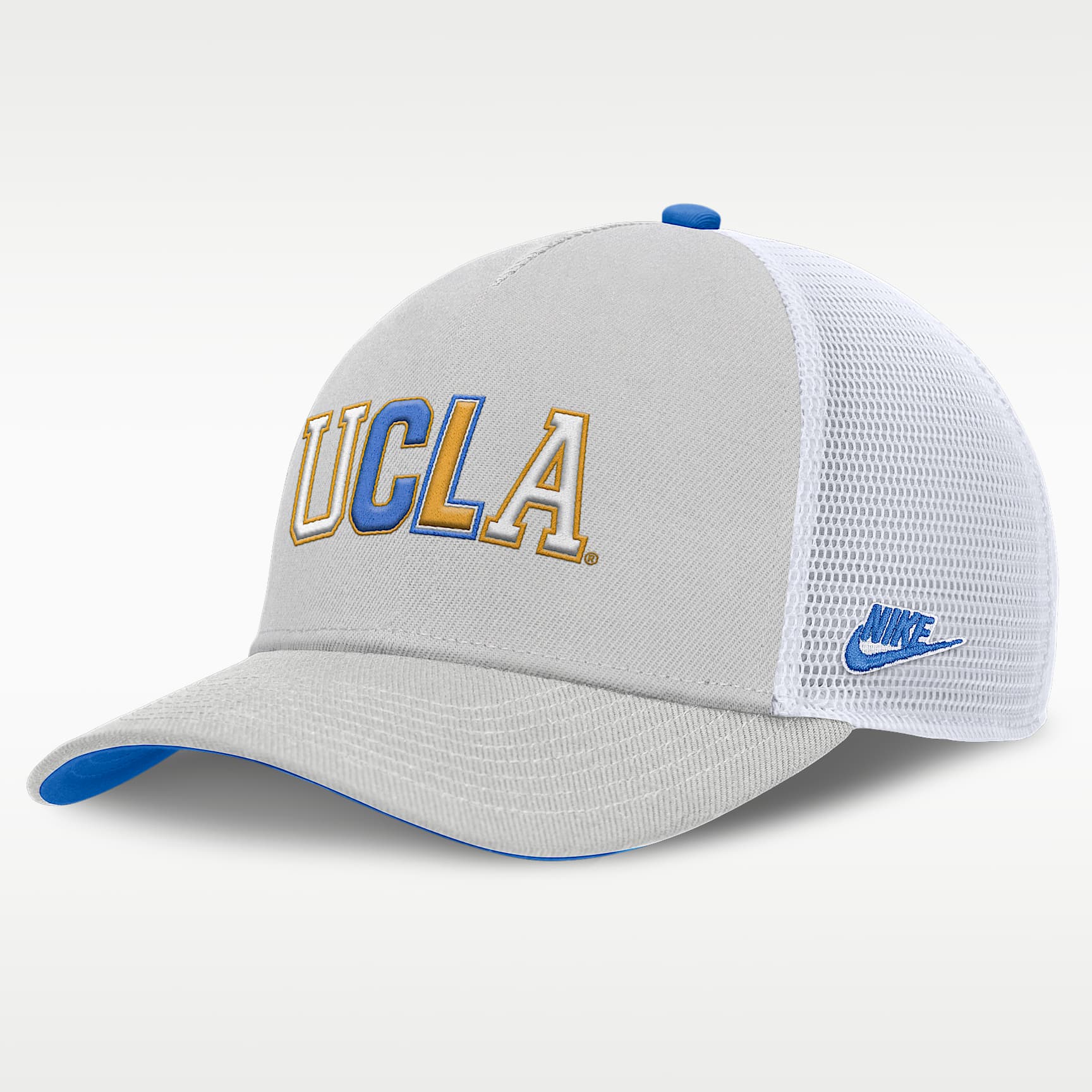 Gorra de rejilla universitaria Nike ajustable para hombre UCLA Legacy Basketball Rise
