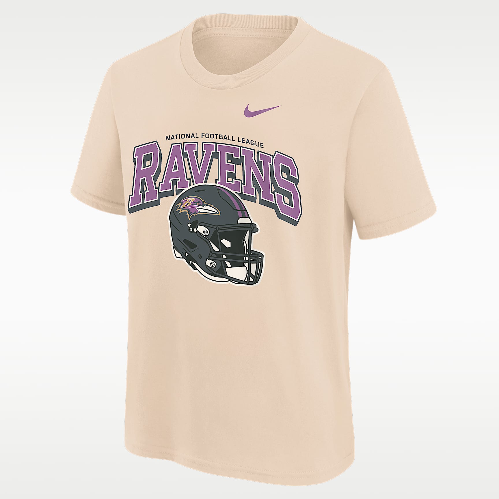 Baltimore Ravens Vintage Mod Easy Lane Big Kids' Nike NFL Short-Sleeve T-Shirt