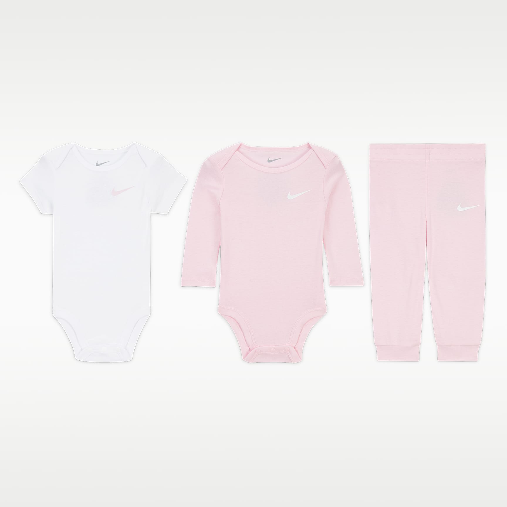 Nike Baby Essentials Baby (0-6M) 3-Piece Bodysuit and Pants Set