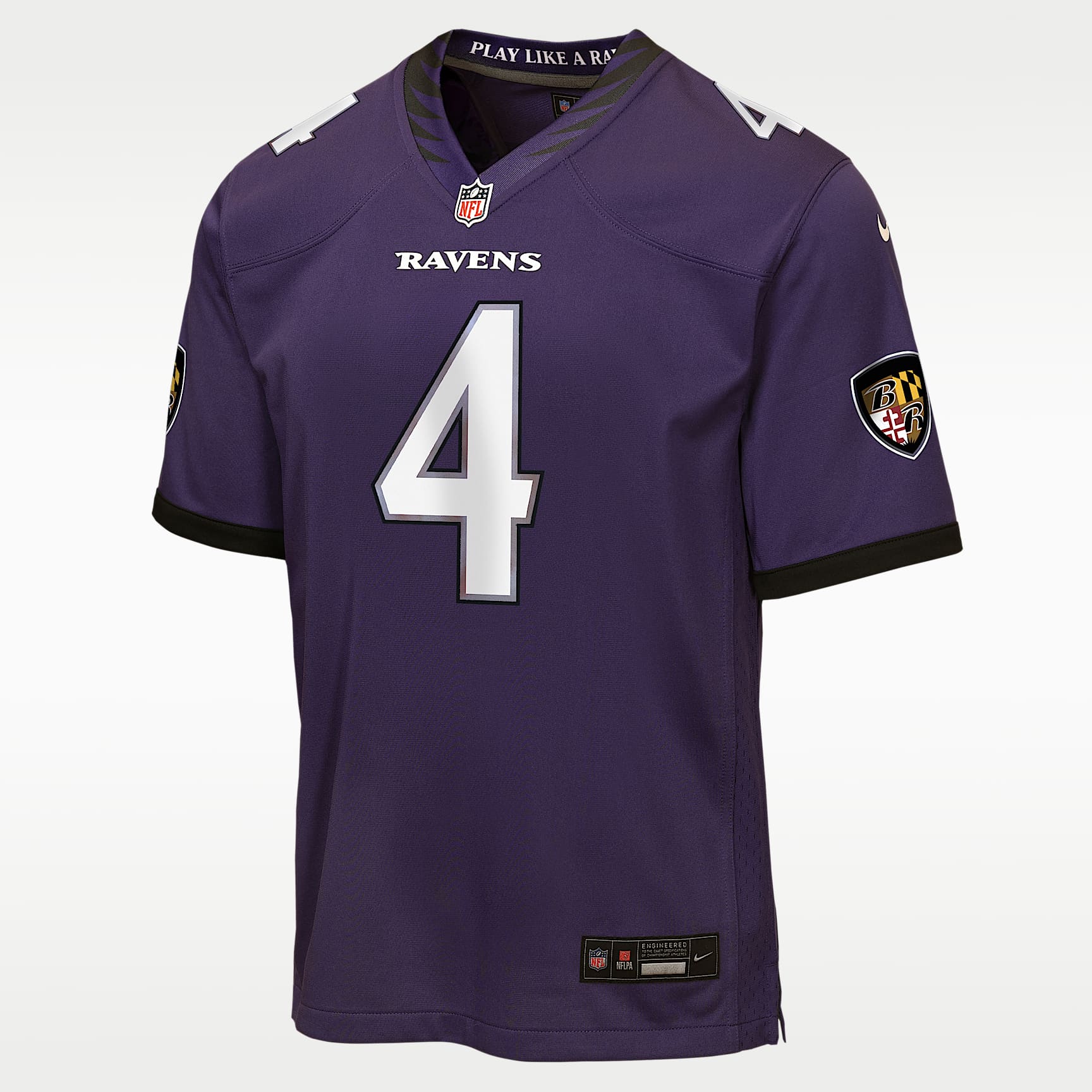 Zay Flowers Baltimore Ravens Big Kids' Game Jersey